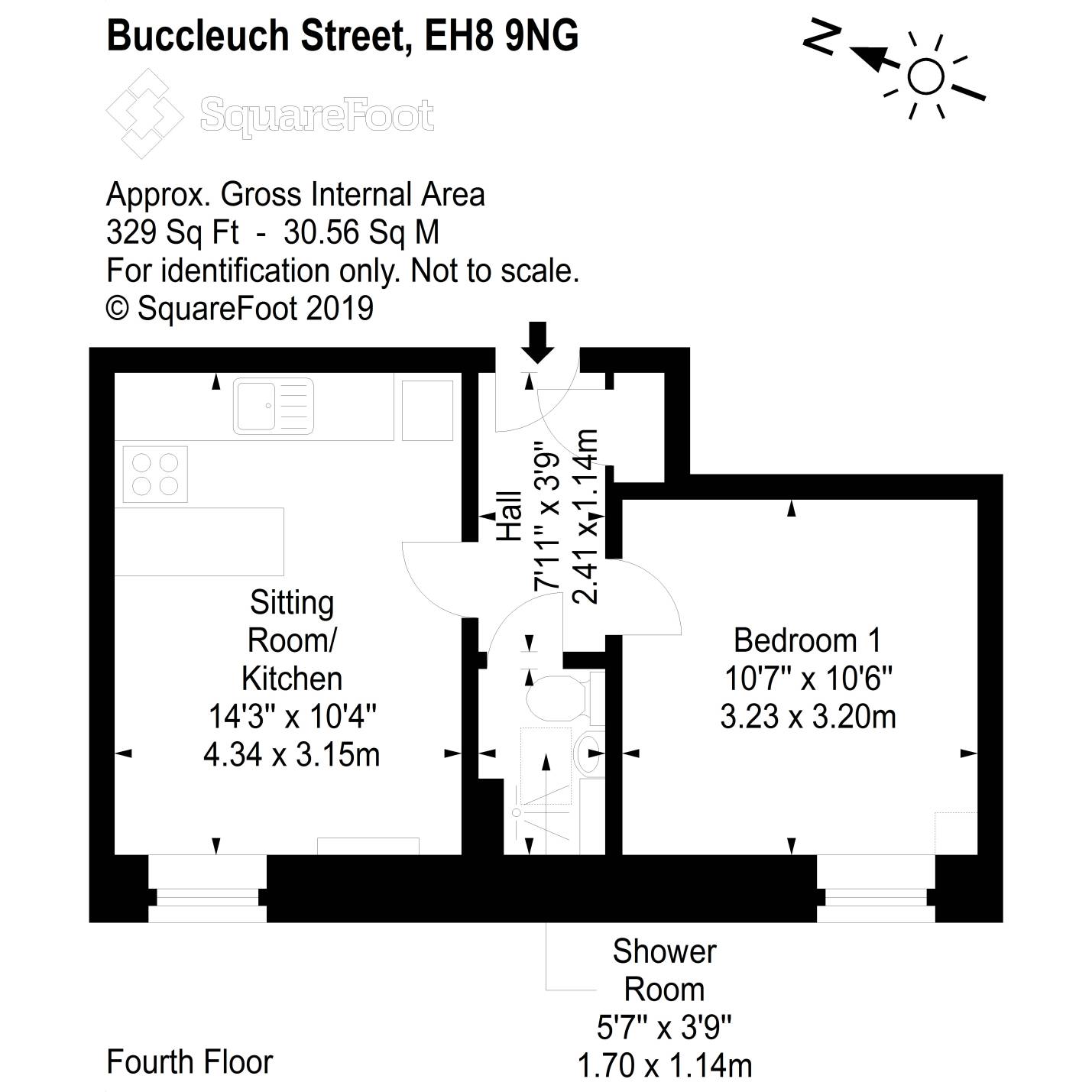 1 Bedrooms Flat for sale in 115 (4F2) Buccleuch Street, Newington EH8