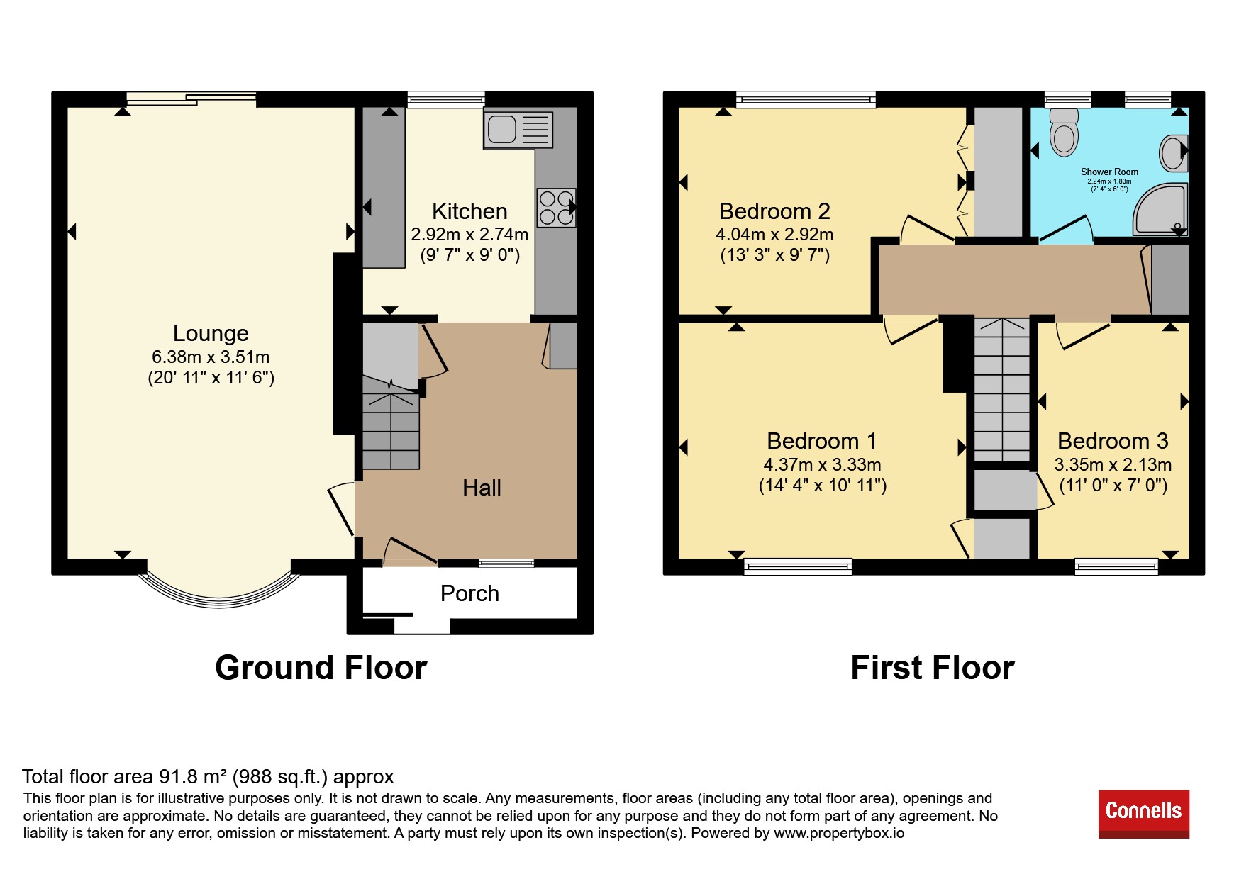 84, Saturn Way, Hemel Hempstead floorplan