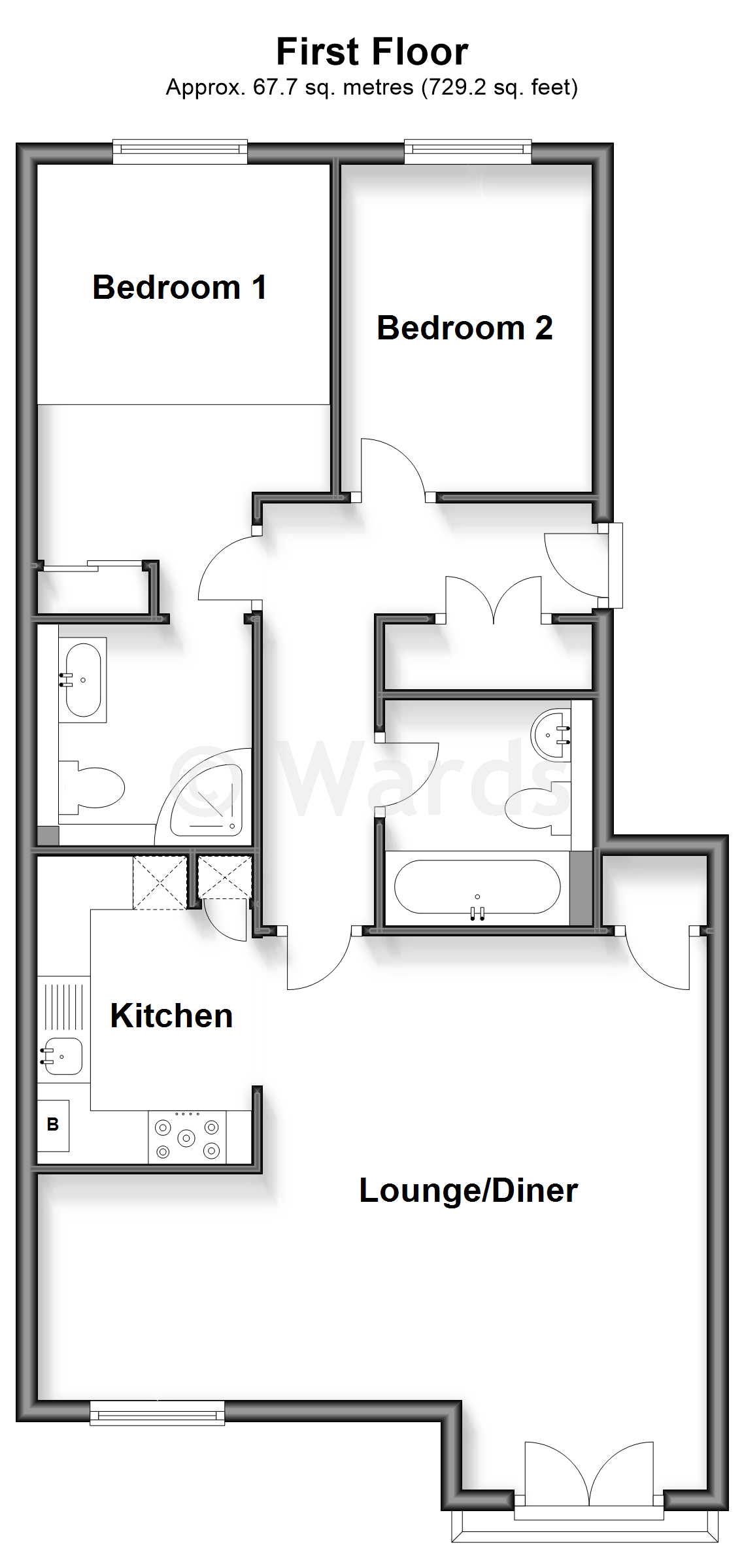 Horizon, Seabrook Road, Hythe floorplan