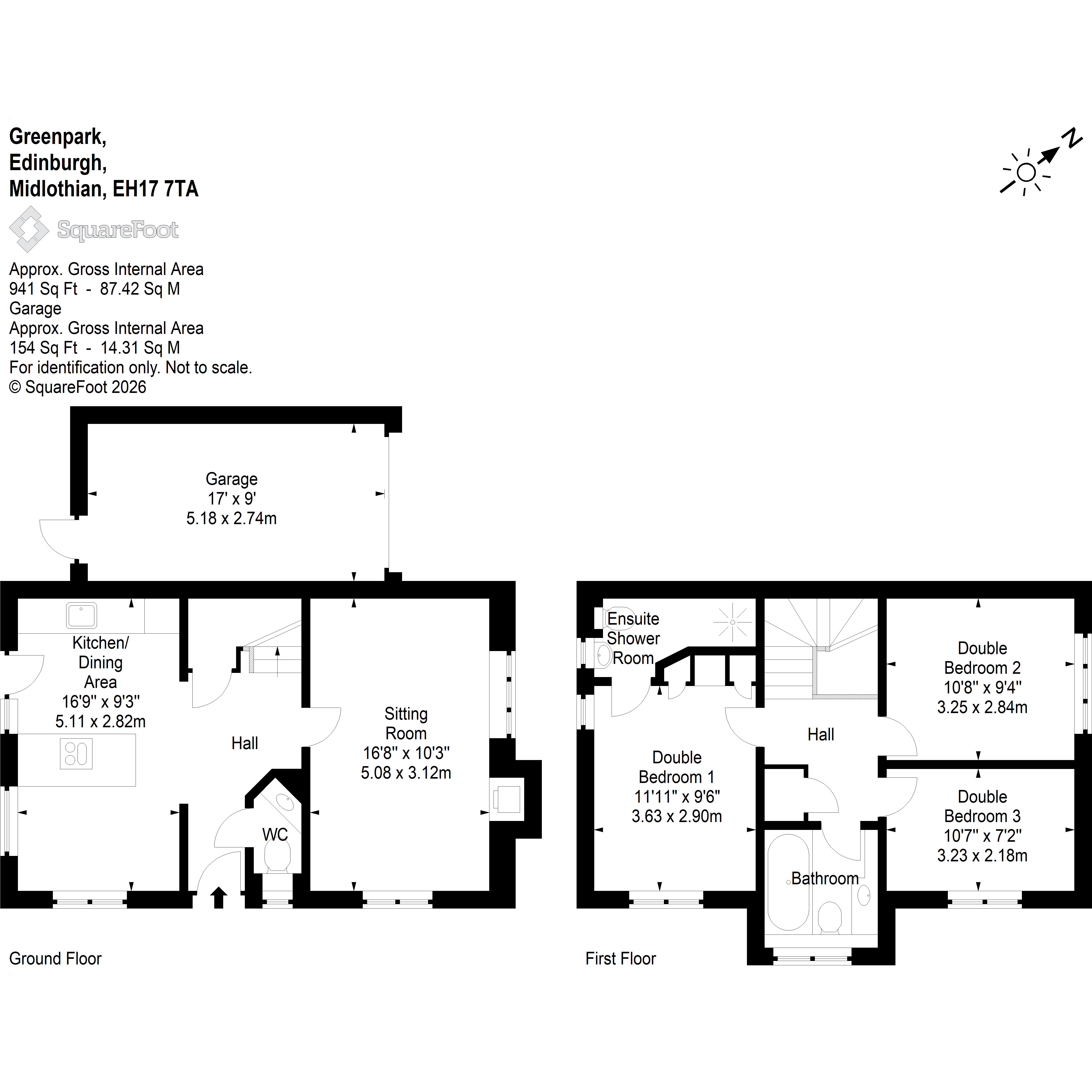 9, Greenpark, Liberton, Edinburgh floorplan