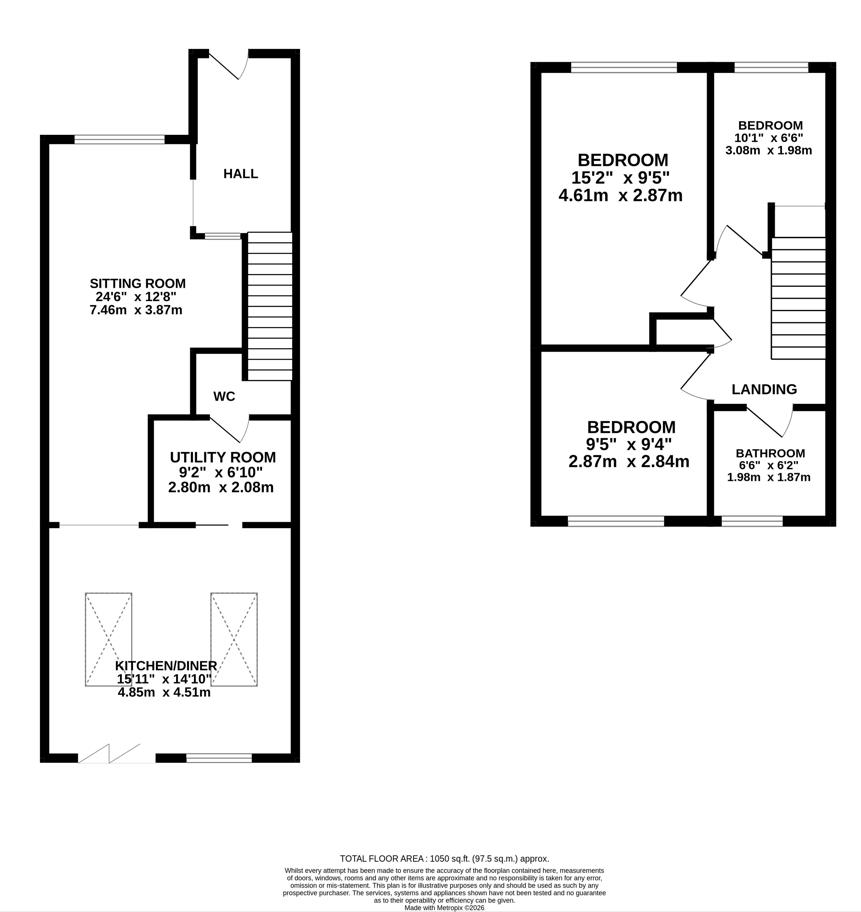 45, Viburnum Close, Ashford floorplan