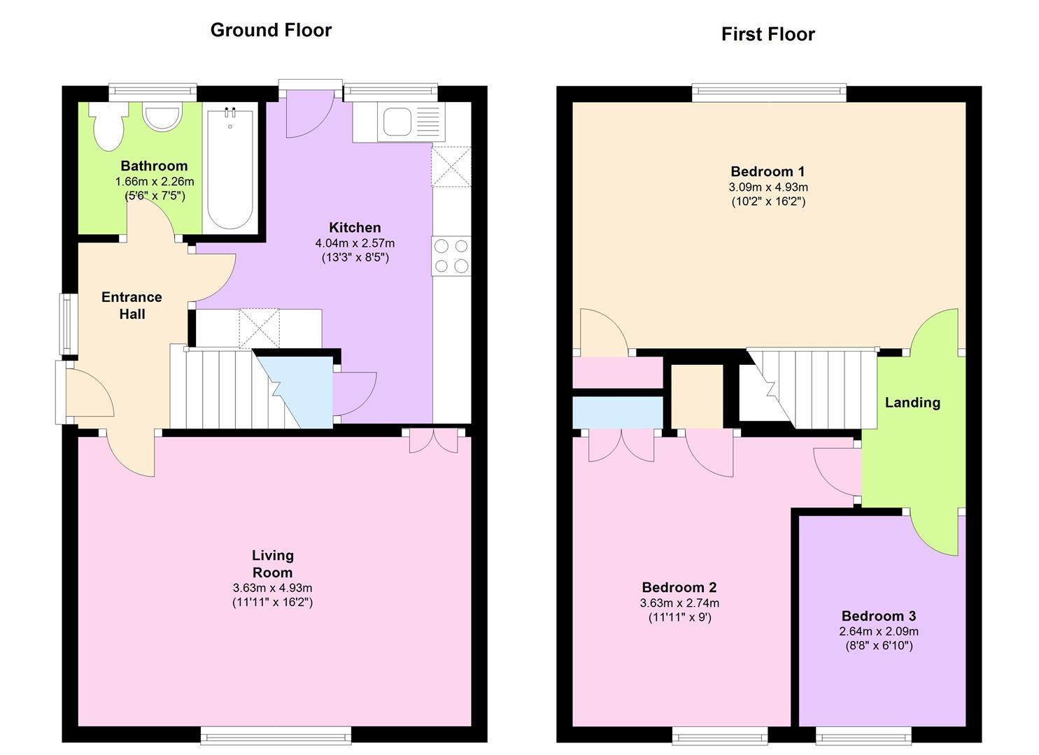 3 Bedrooms Semi-detached house to rent in Manor Gardens, Buckden, St. Neots PE19