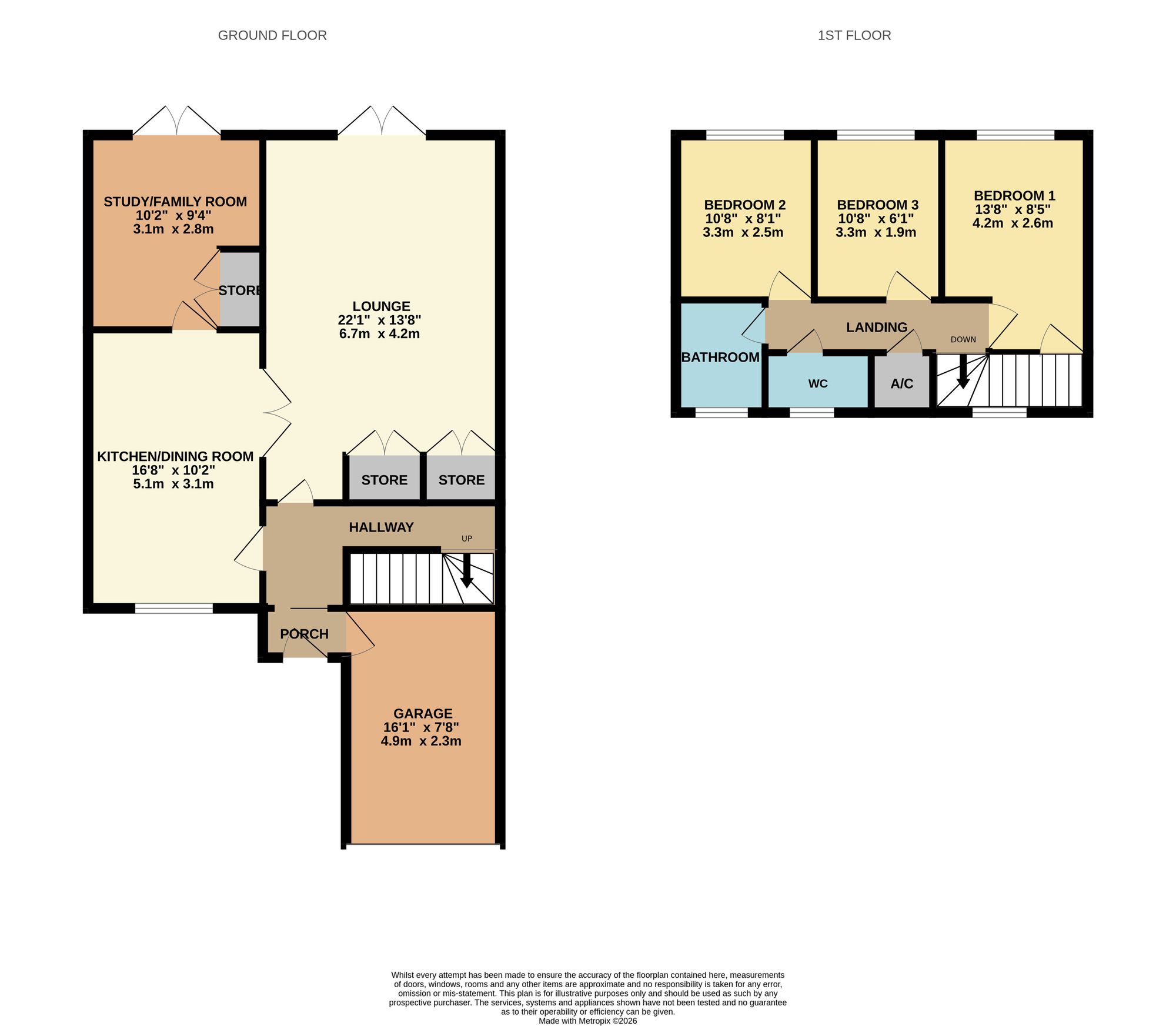 19 Westmorland Way, Eastleigh floorplan