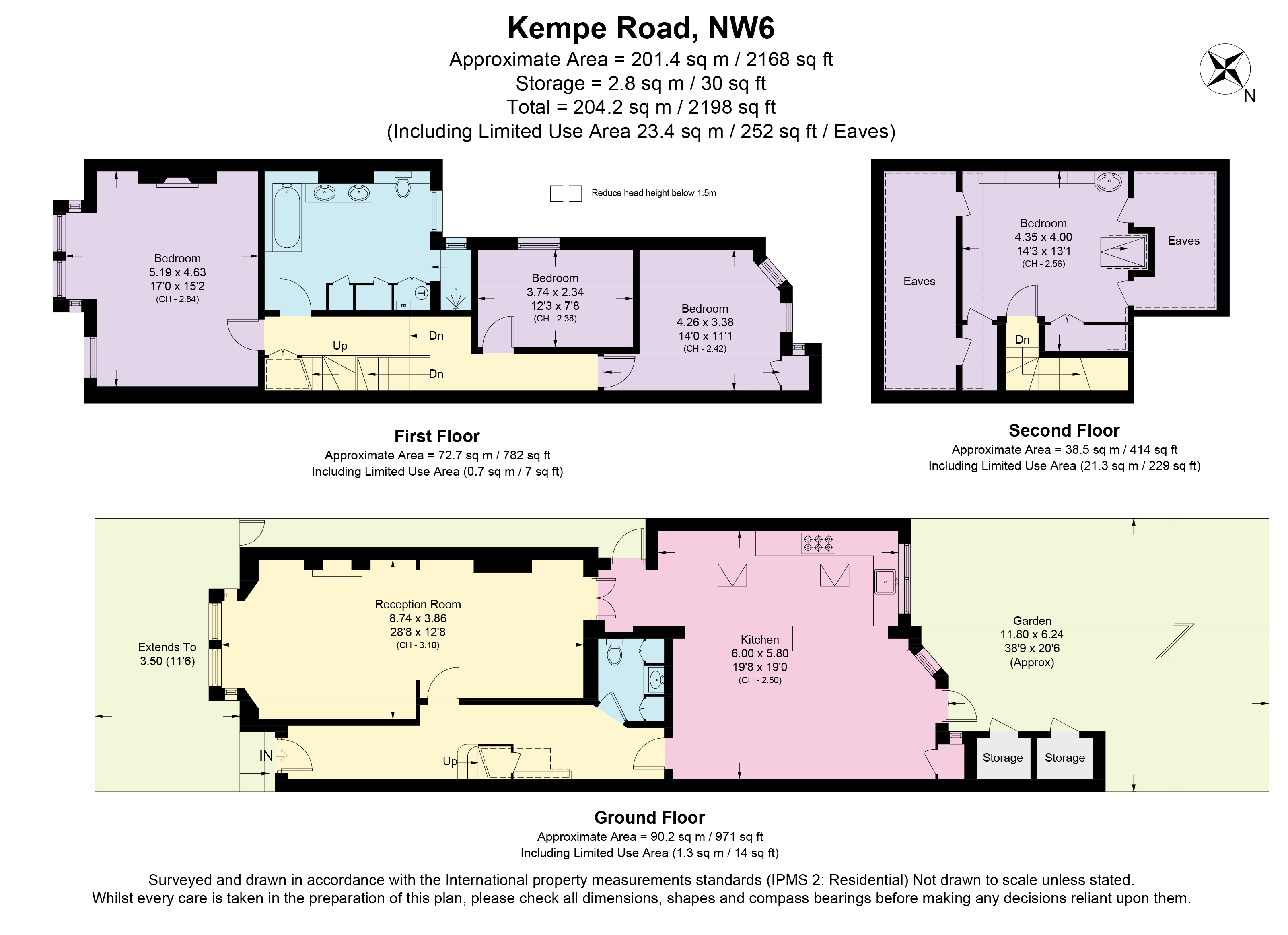 20, Kempe Road, London floorplan