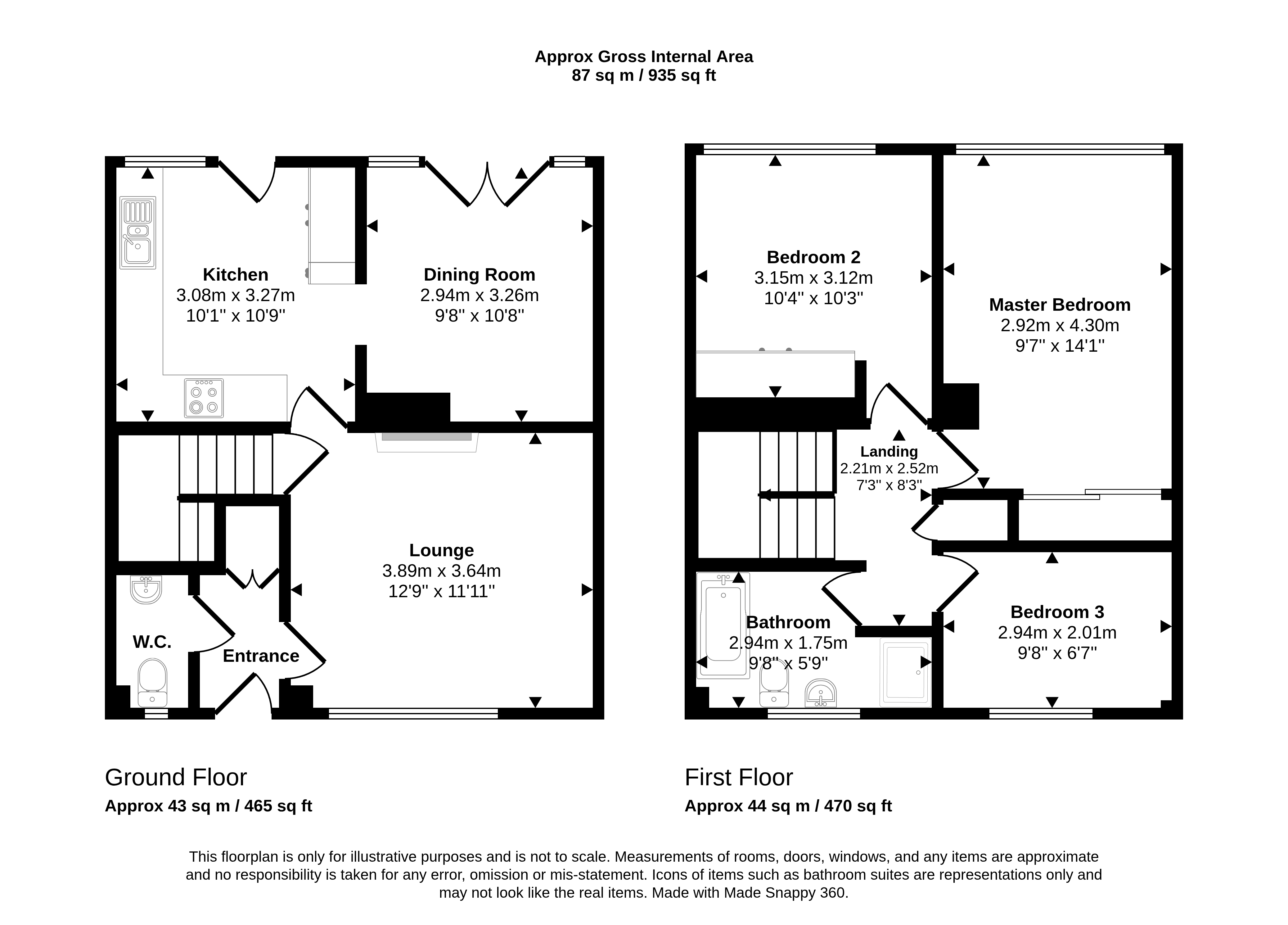 17, Moray Close, Peterlee floorplan