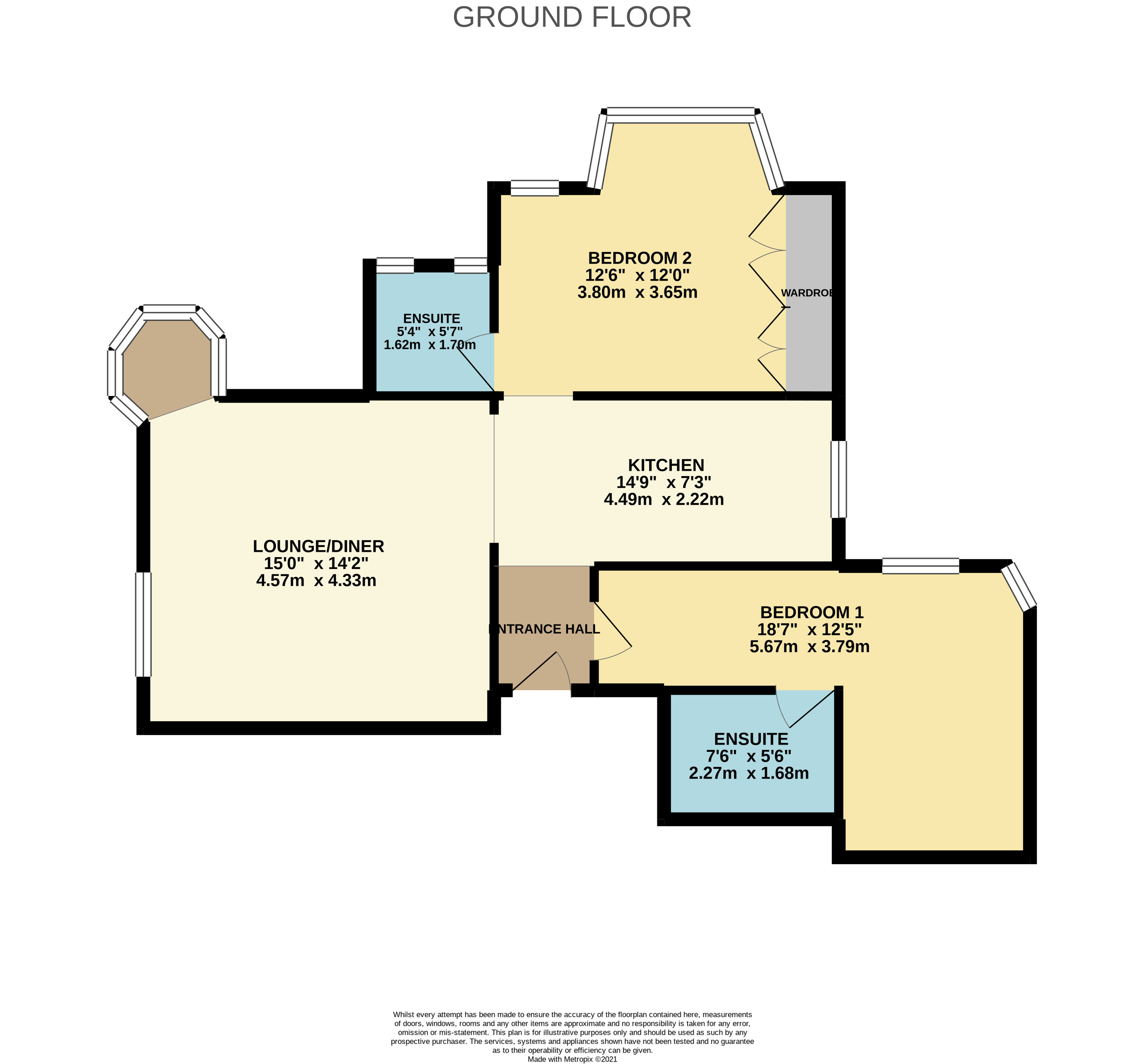 Apartment 3, Byron House, College Street, Nottingham floorplan