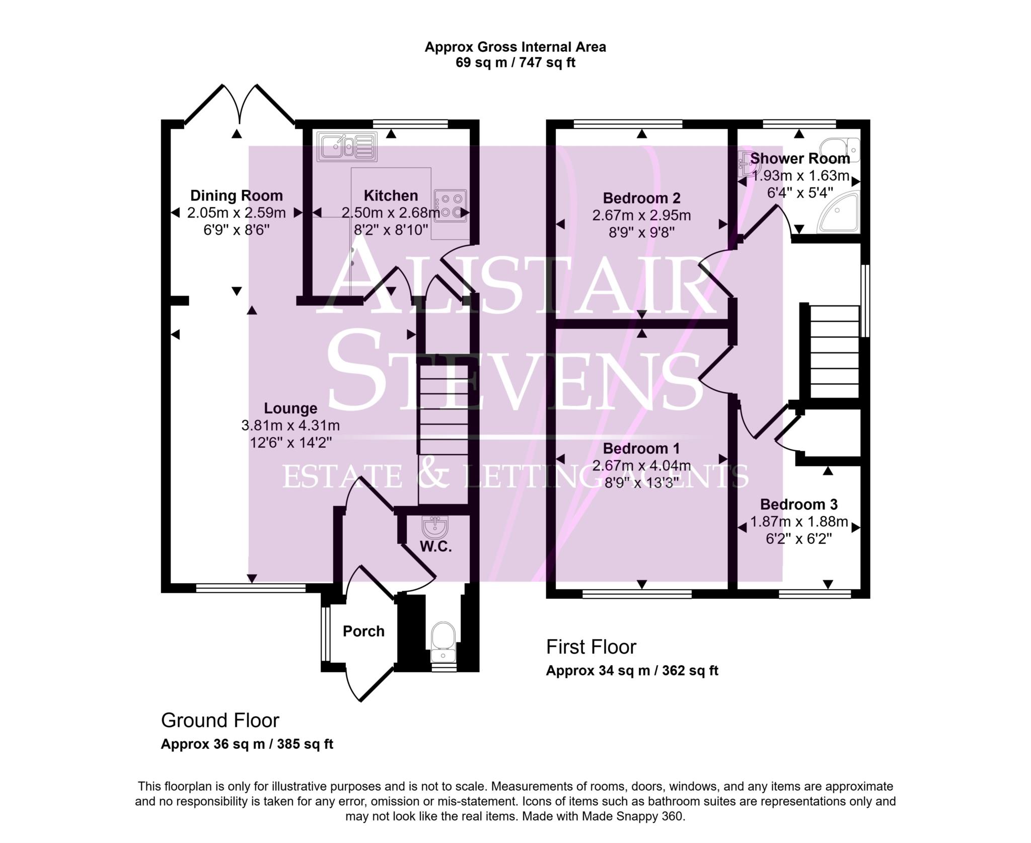 Stonesdale Close, Oldham floorplan