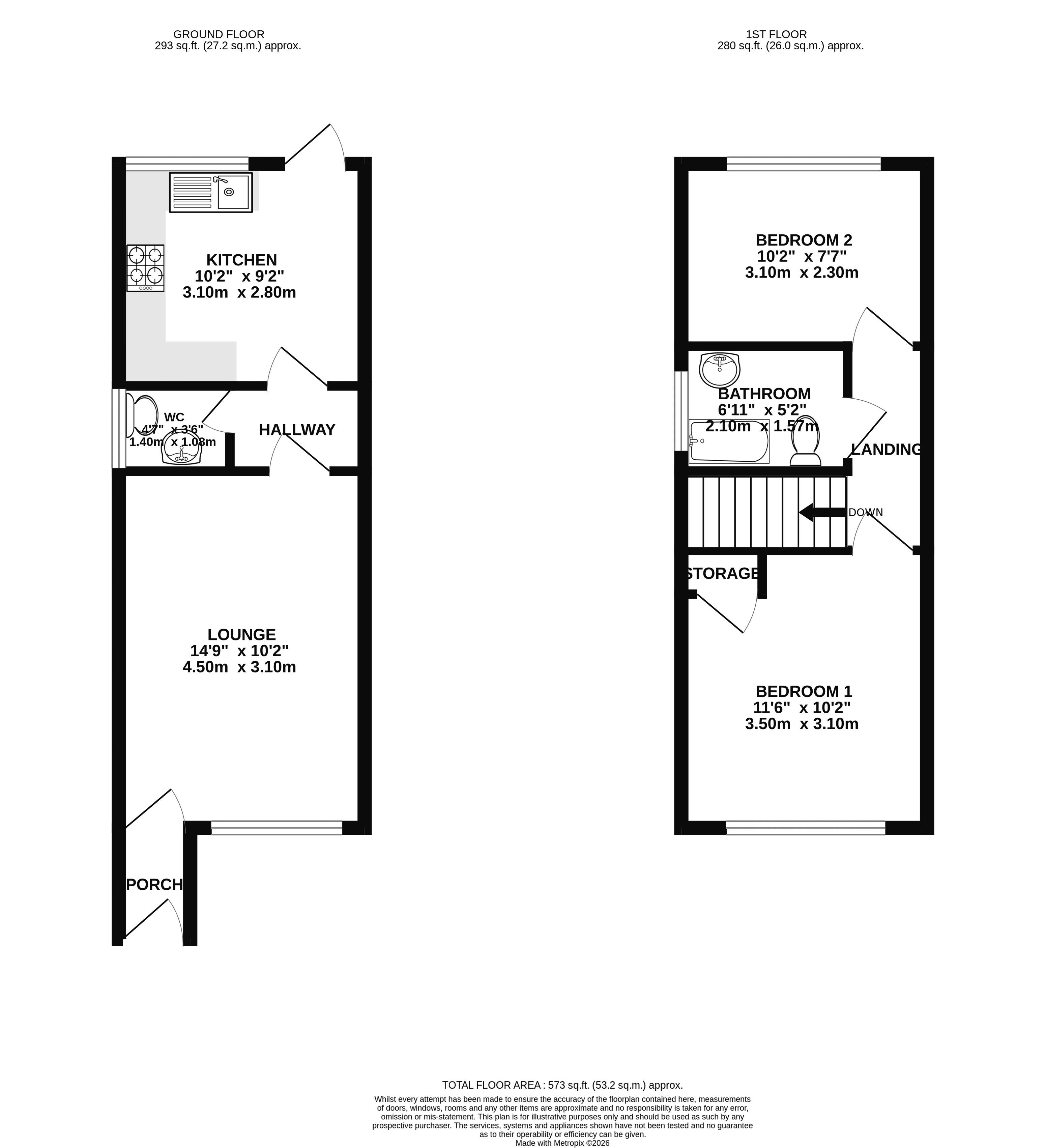 65, Abbey Road, Scunthorpe floorplan