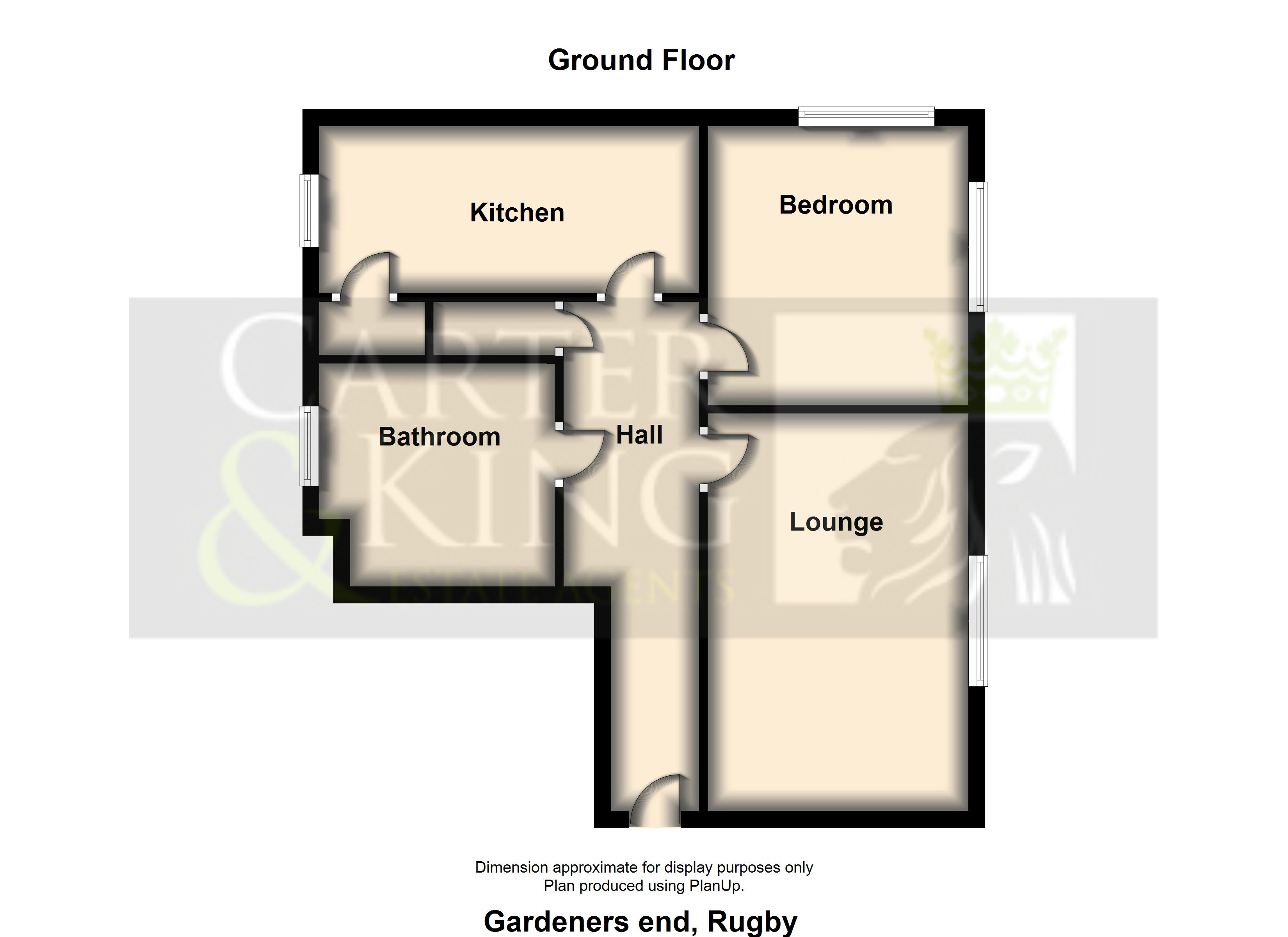 1 Bedrooms Flat for sale in Gardeners End, Bilton, Rugby CV22