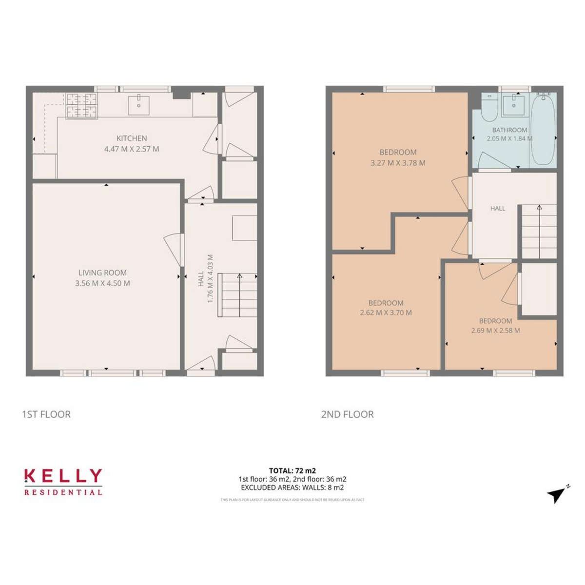 38, Gateside Crescent, Glasgow floorplan