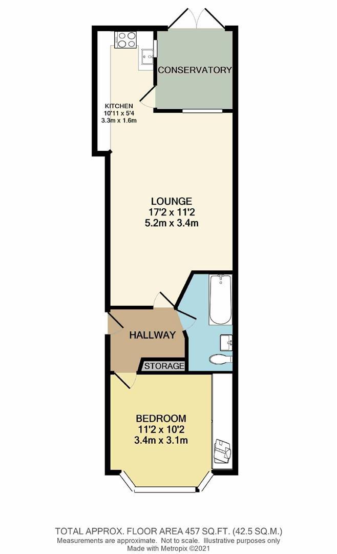 Flat 2, 40-42, Warwick Road, Manchester floorplan