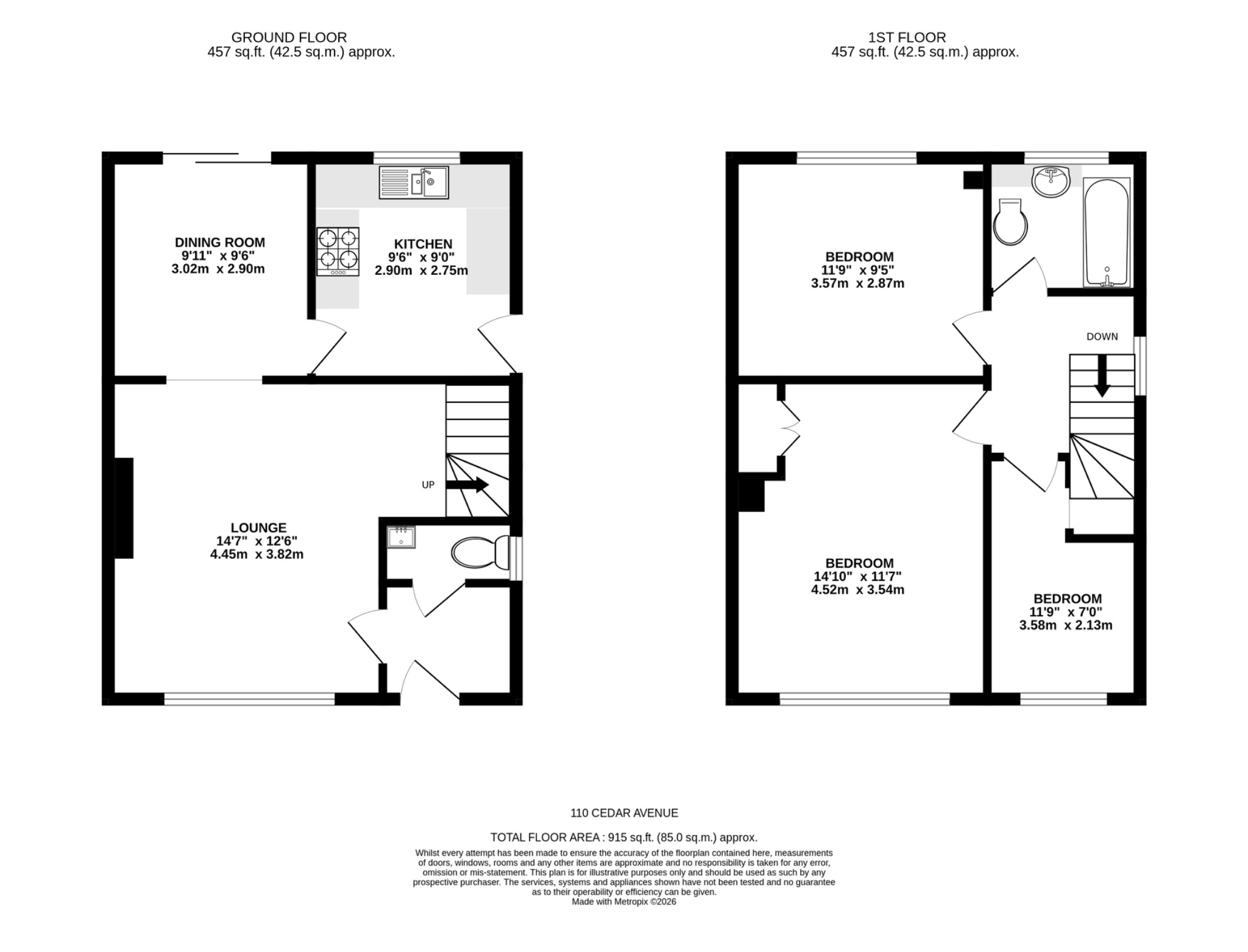 Hazlemere, Buckinghamshire floorplan
