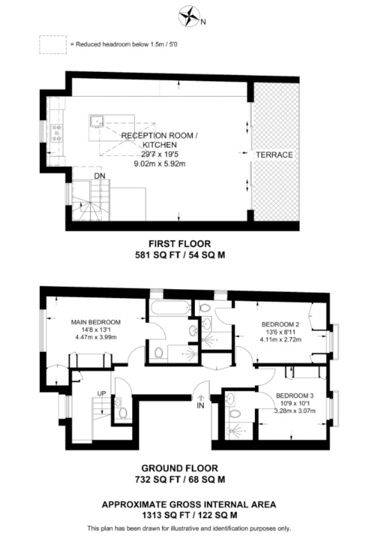 Prince of Wales Terrace, London floorplan