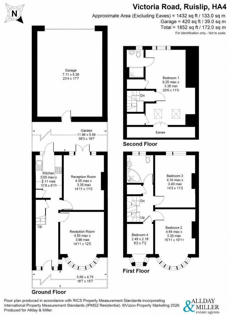 Victoria Road, Ruislip floorplan