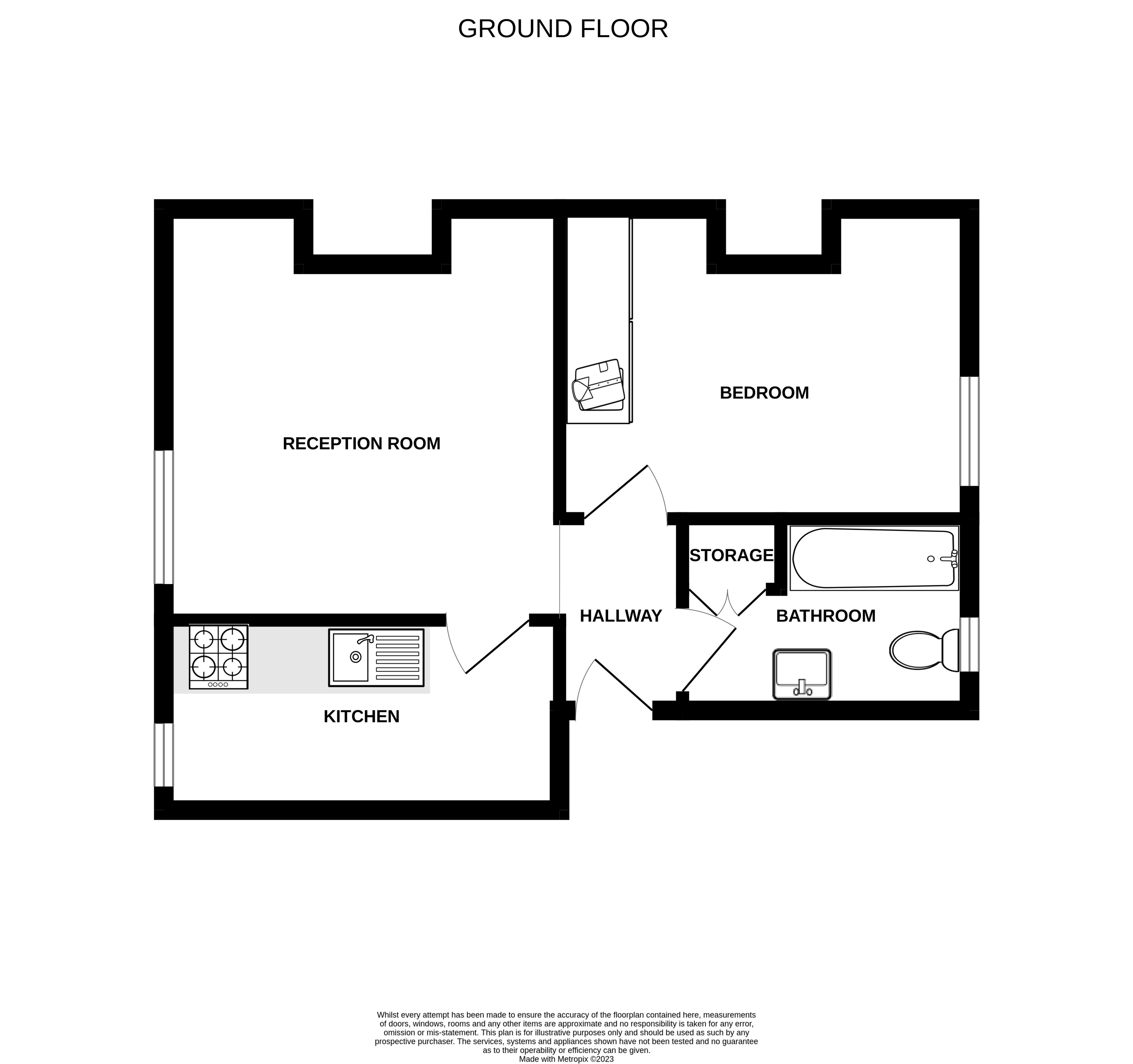 Flat C, 7, Gladstone Road, Hertfordshire floorplan
