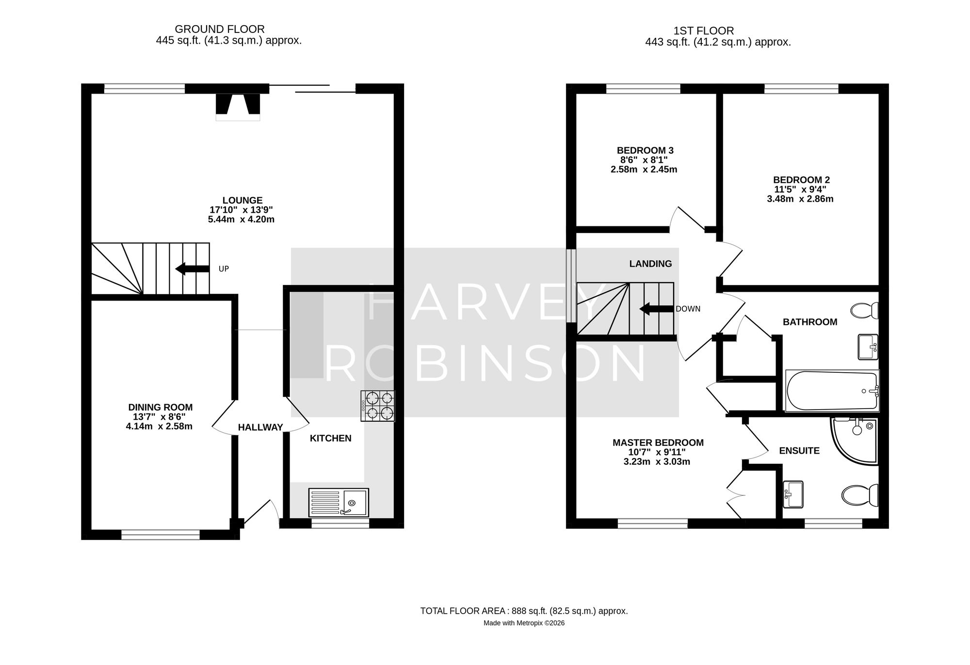2 Lindeth Close, Huntingdon floorplan