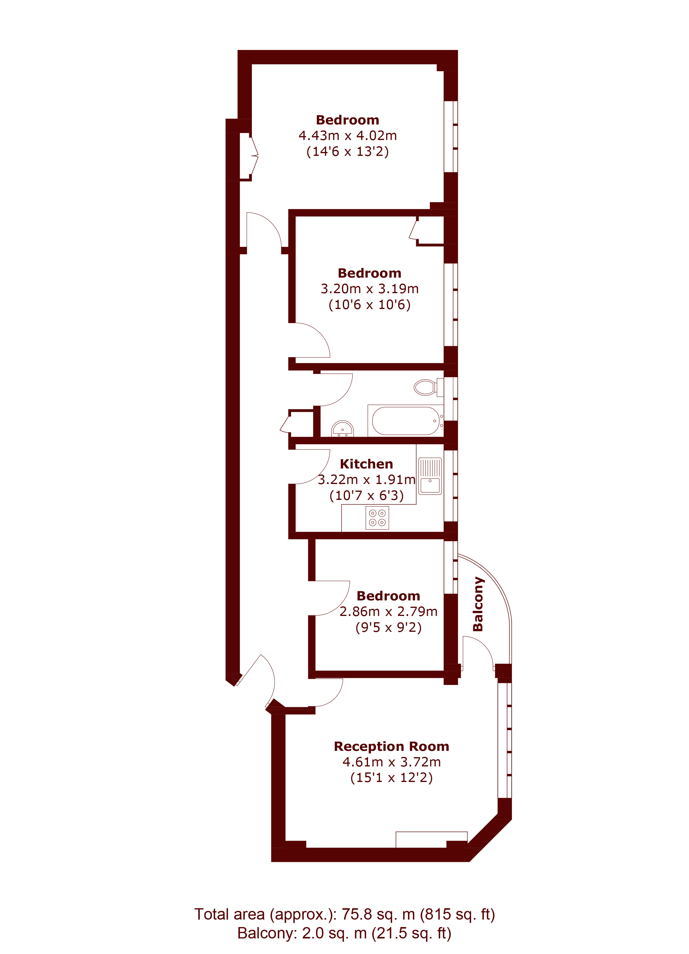 3 bed flat for sale in Nightingale Lane, London SW12 68582630 Zoopla