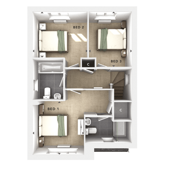 "The Heywood" at Uppingham Road, Bushby, Leicester LE7, 3 bedroom