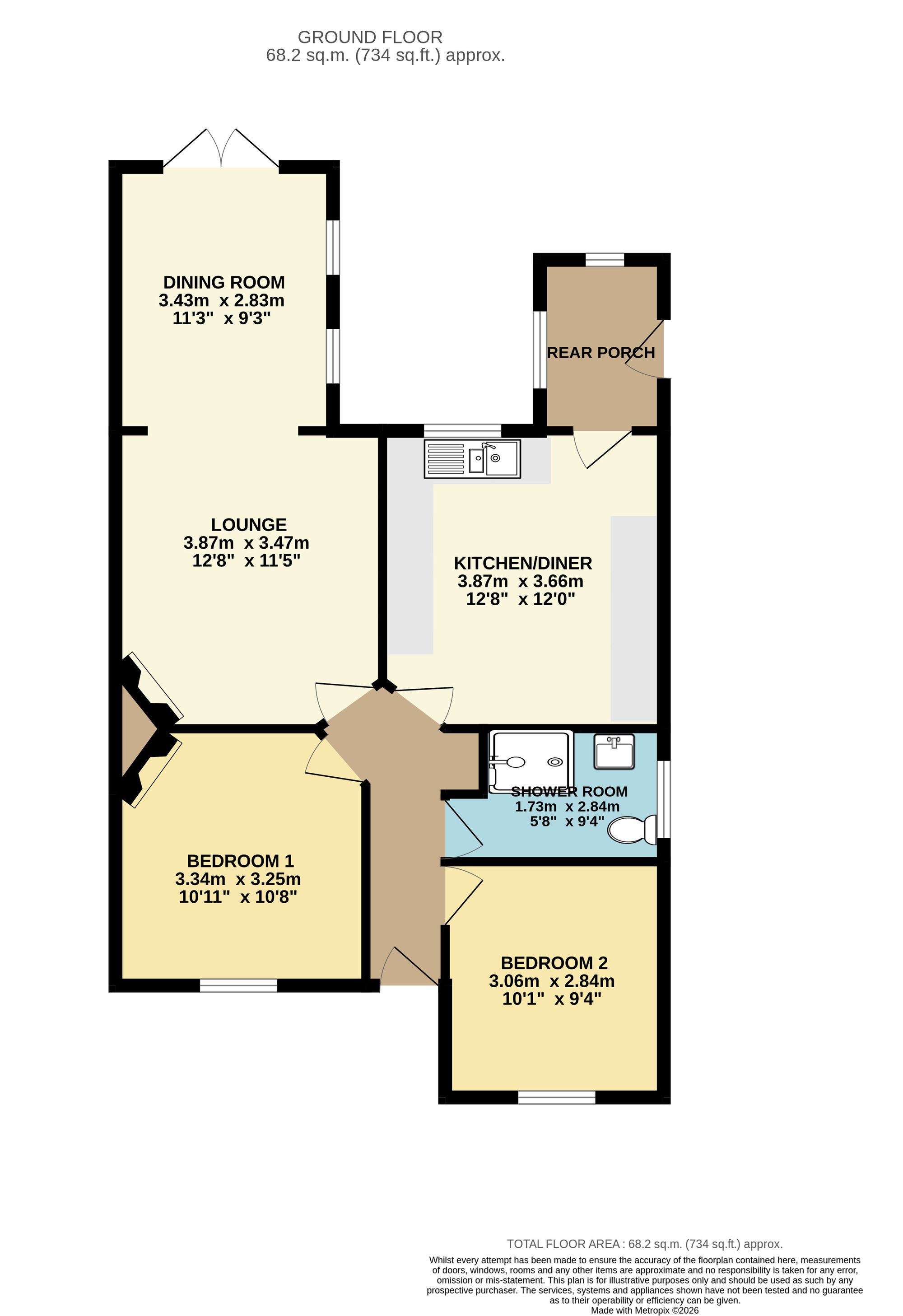 49 Eyre Street, Worksop floorplan
