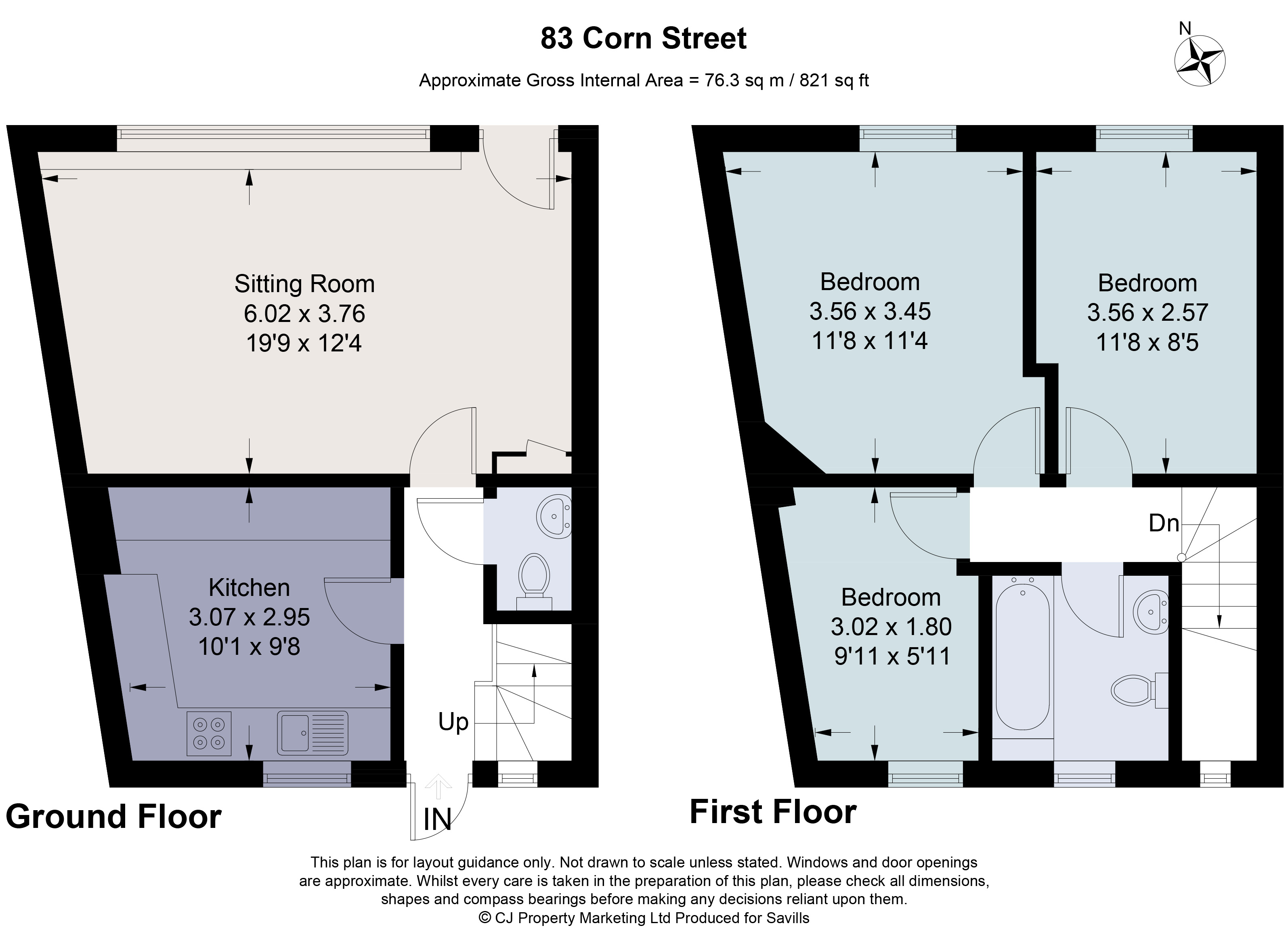 83 Corn Street floorplan