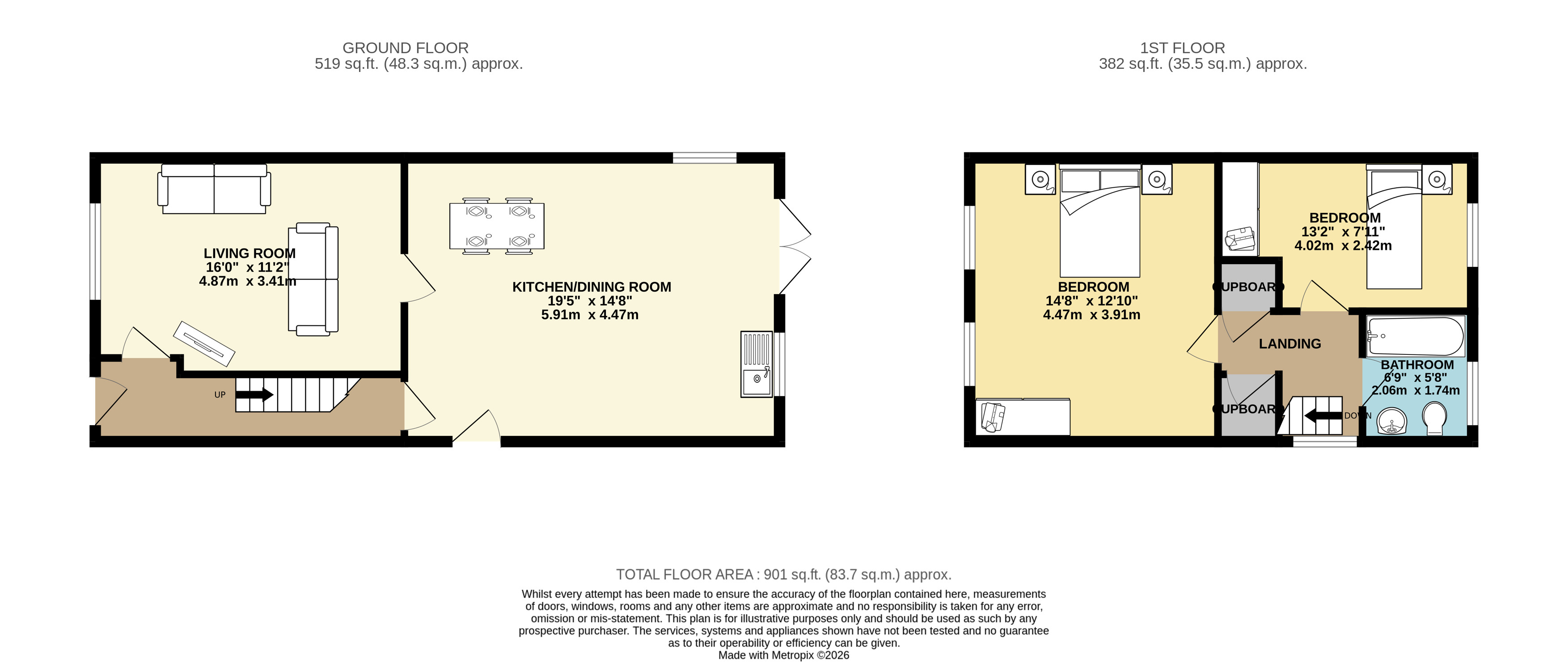 5, Pasture Rise, East Riding of Yorkshire floorplan