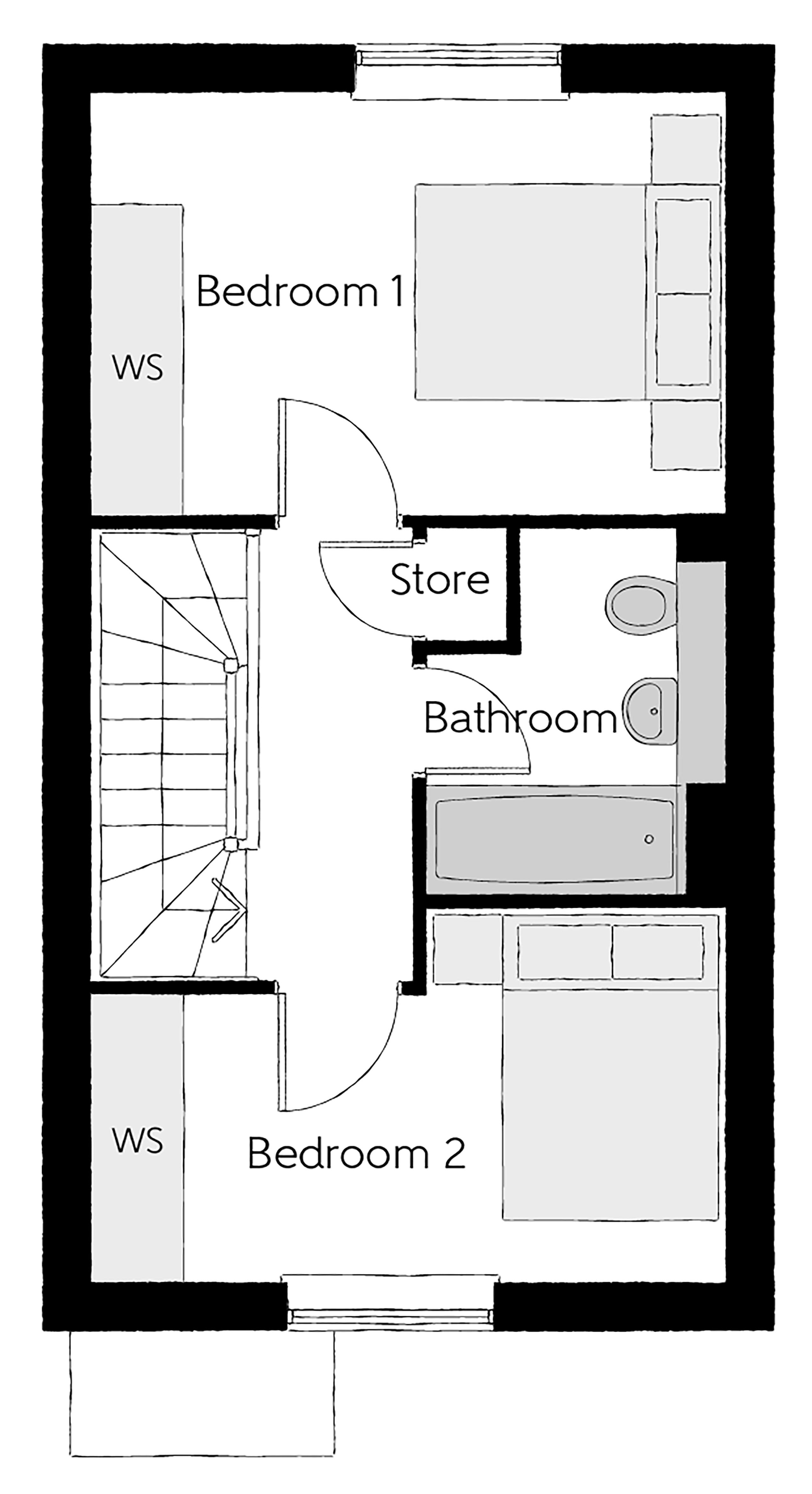 146, Ranshaw Drive, Stafford floorplan