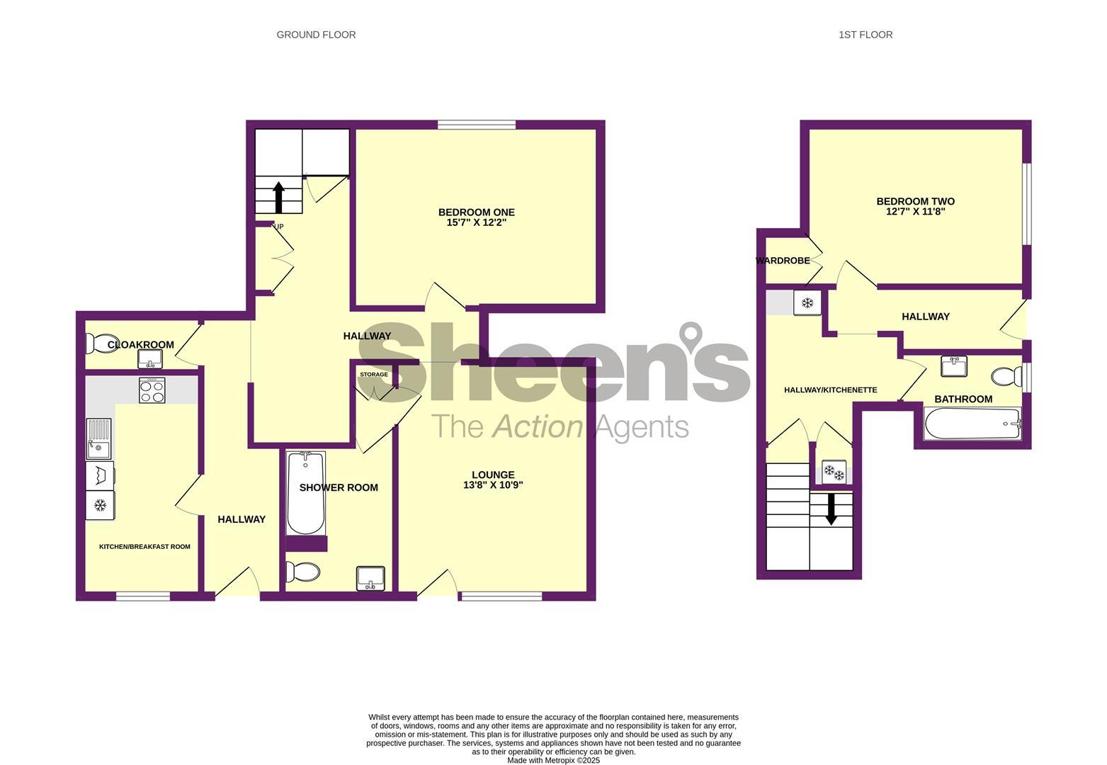 Flat 2, 47, Ivanhoe, Second Avenue, Frinton-on-Sea floorplan