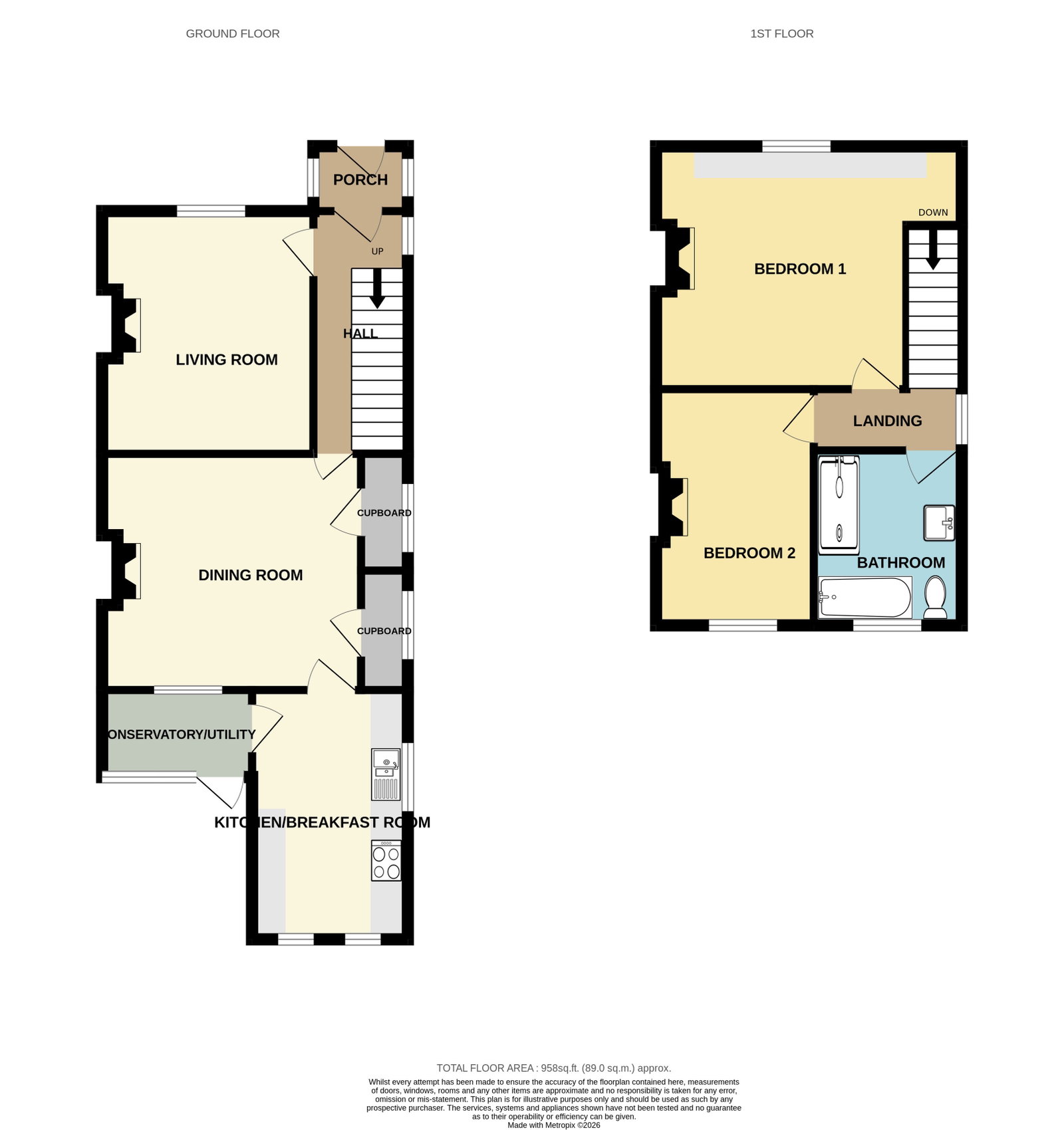 1, Coronation Terrace, Radstock floorplan