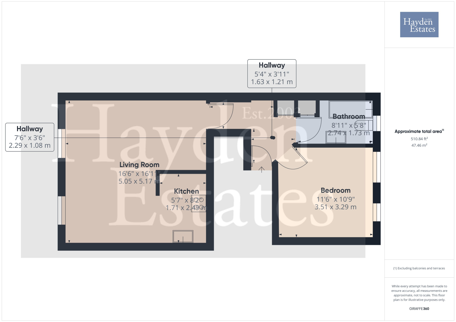 Flat 1, 35 Load Street, BEWDLEY floorplan