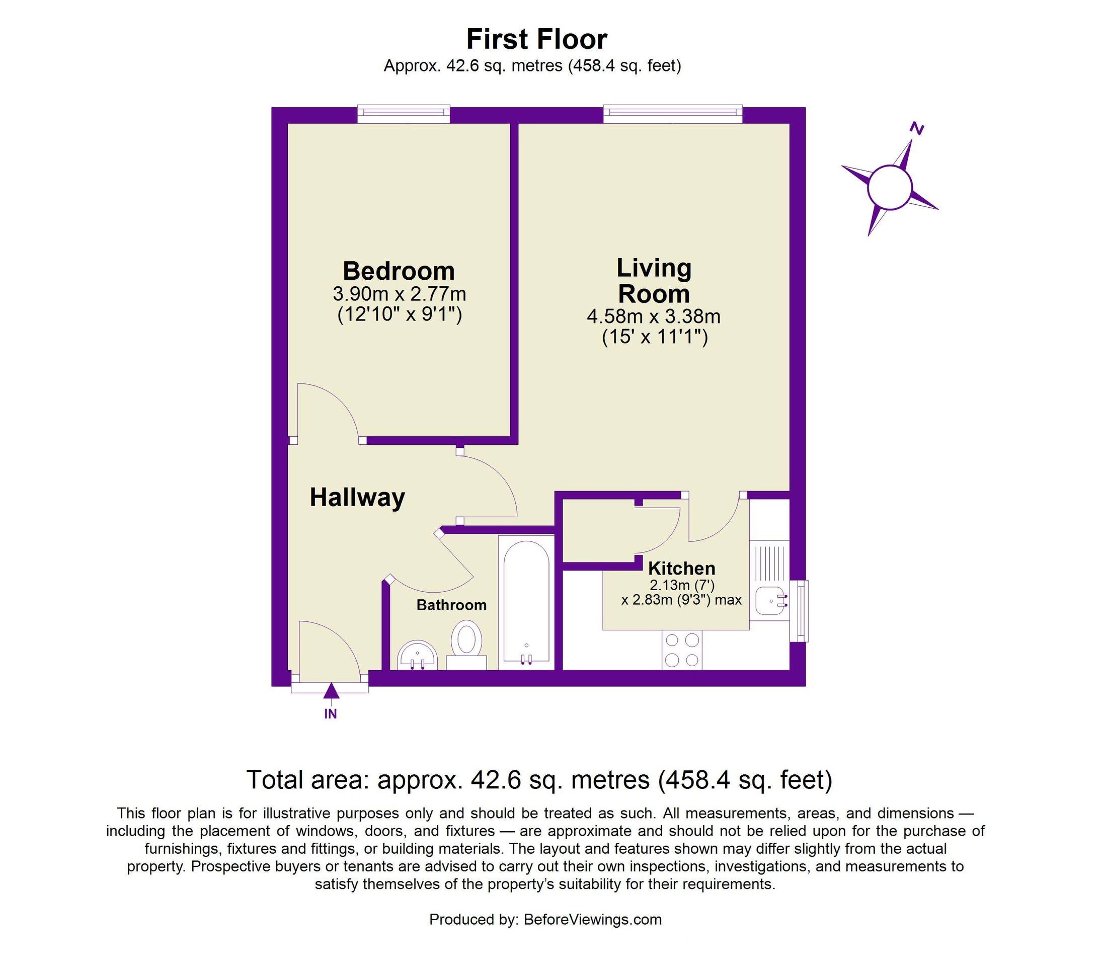 19a Darlington Court, London floorplan