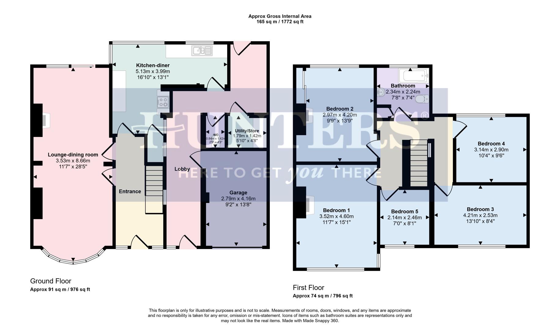111, Carisbrooke Road, Leicester floorplan