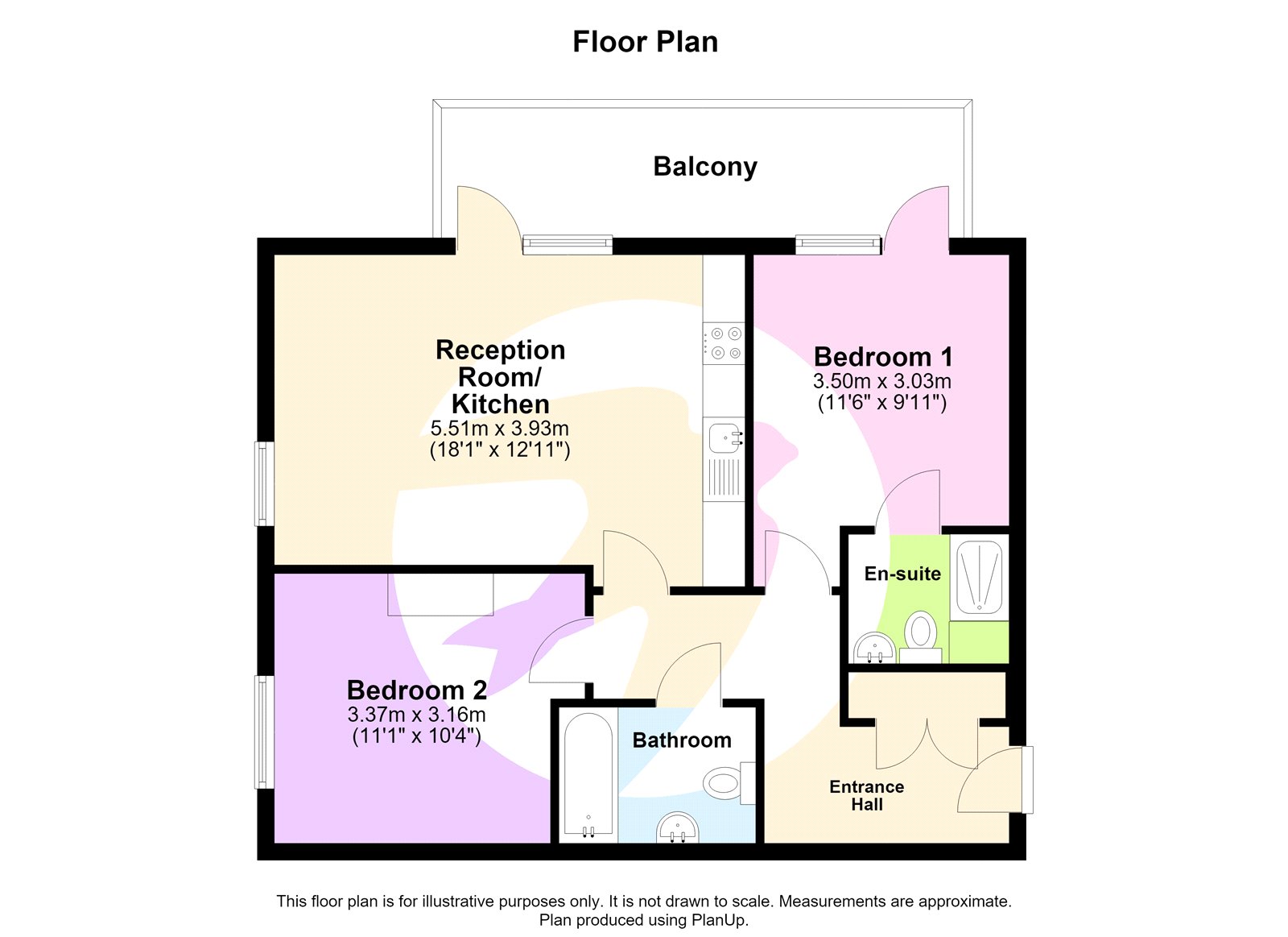Flat 142, Roma Corte, 1, Elmira Street, London floorplan