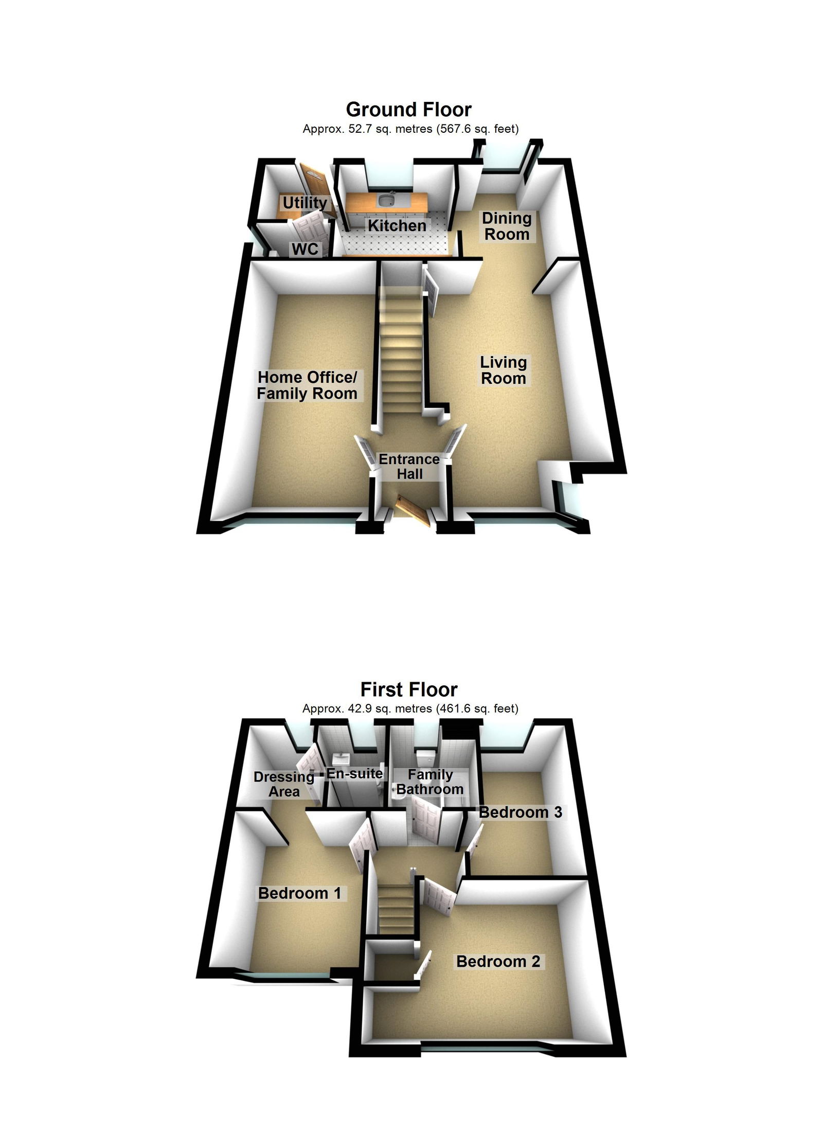 123, Sunningdale Way, Gainsborough floorplan