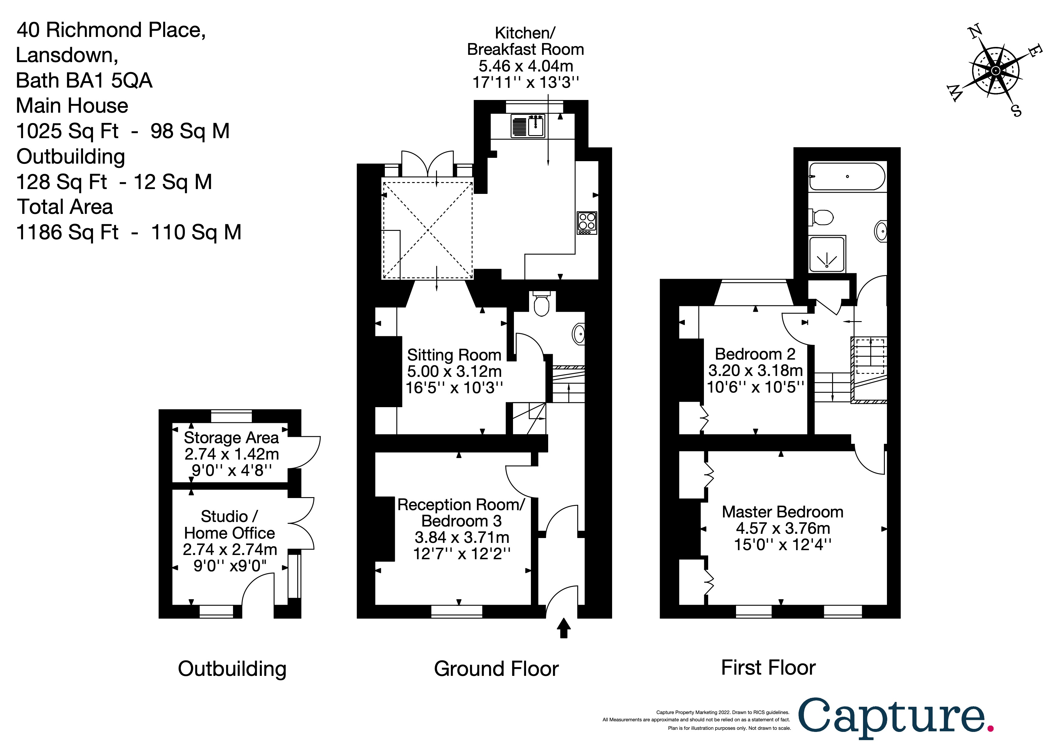 Richmond Place, Lansdown, Bath BA1, 2 bedroom terraced house for sale 61643401 PrimeLocation