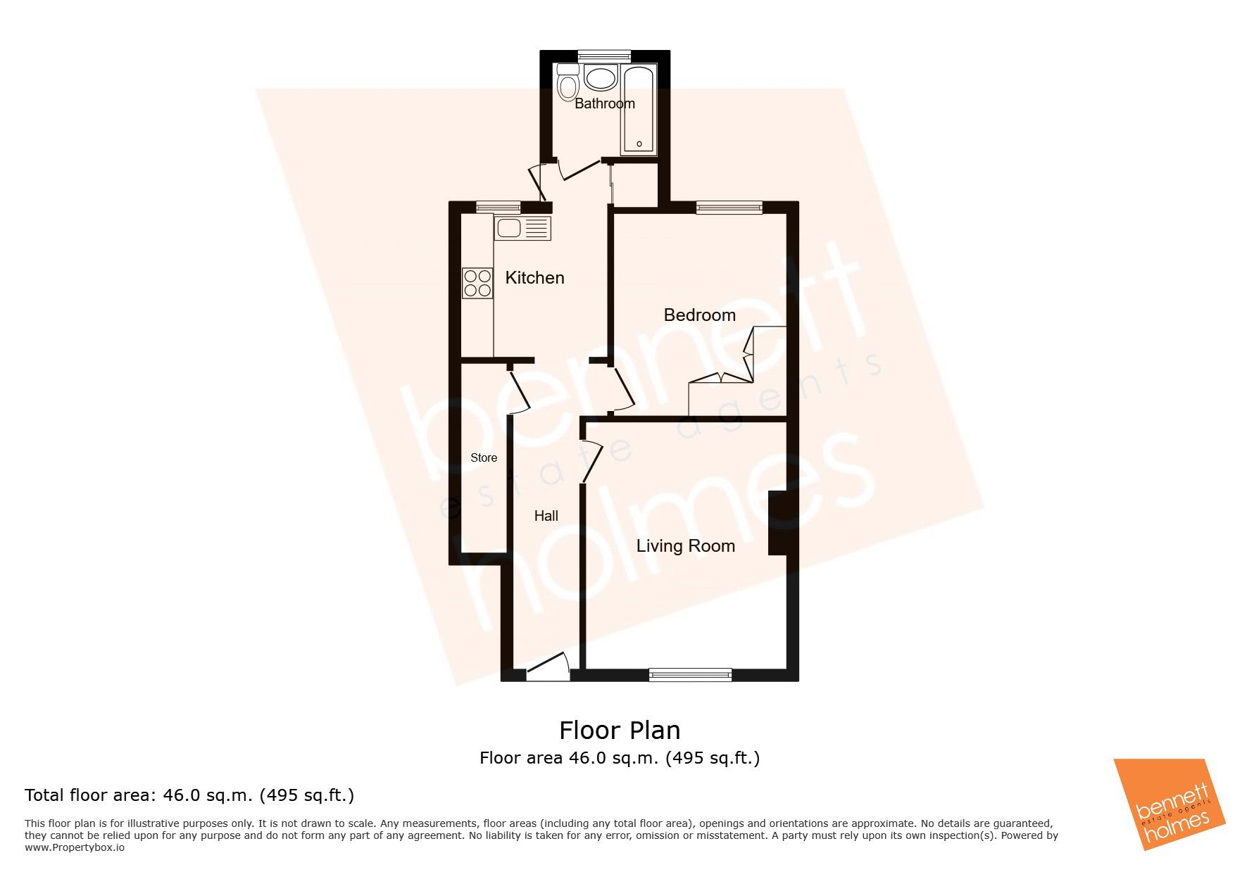 4 Morton Court,, Whitton Avenue West, Northolt floorplan