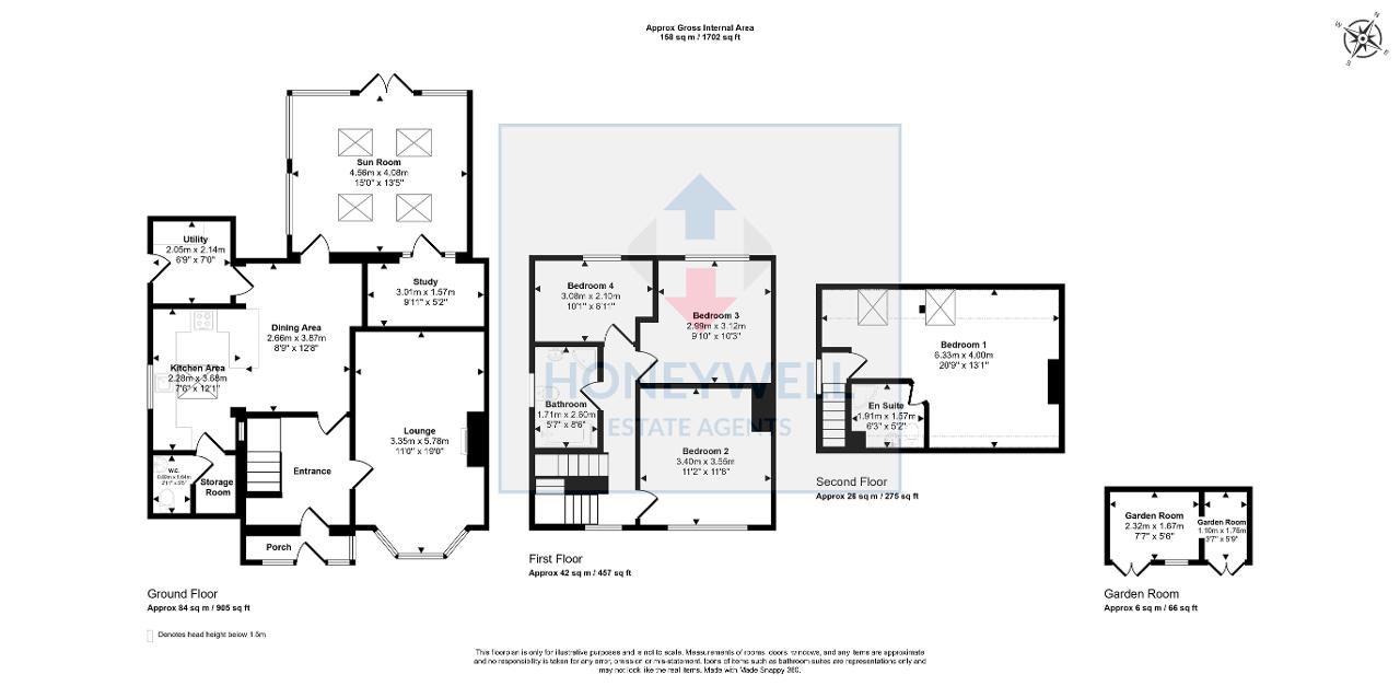 16, Kingsmill Avenue, Whalley floorplan