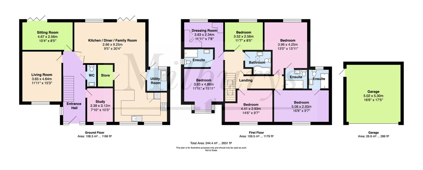 9, Vayre Close, Chipping Sodbury floorplan