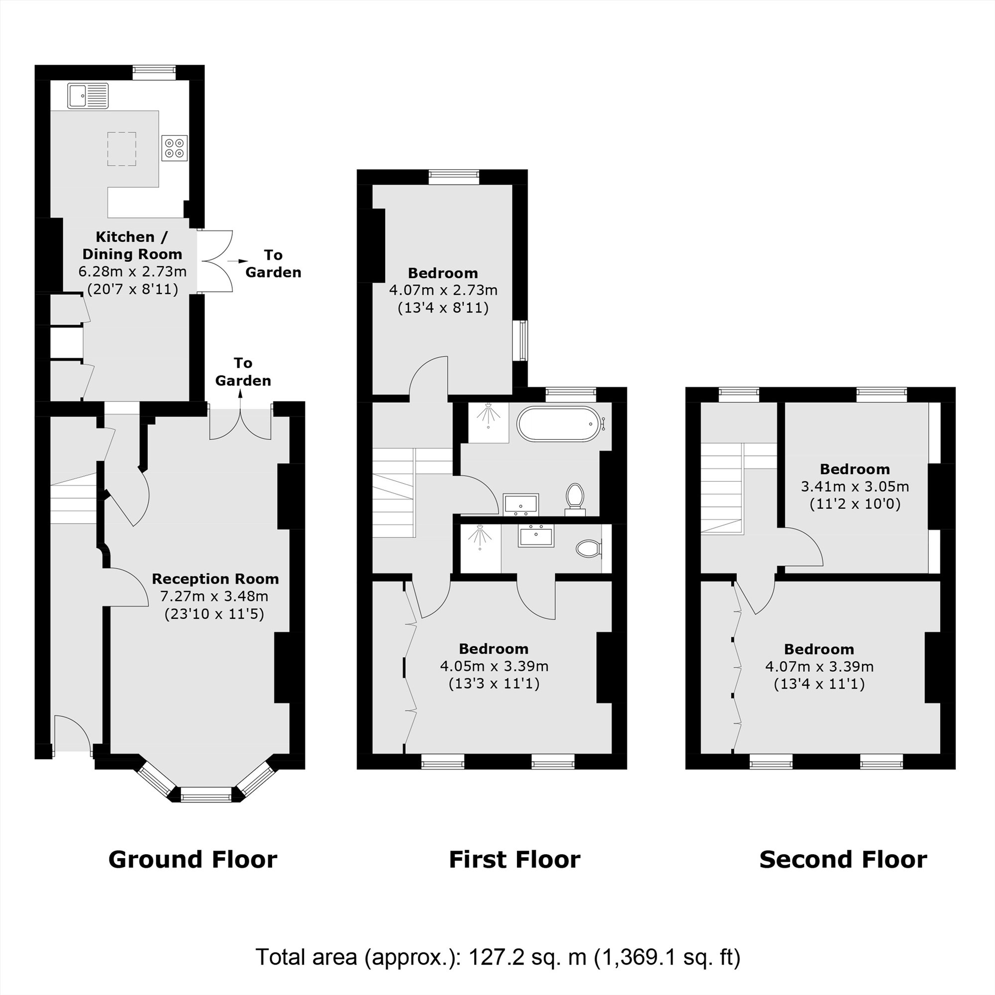 75, Old Woolwich Road, London floorplan