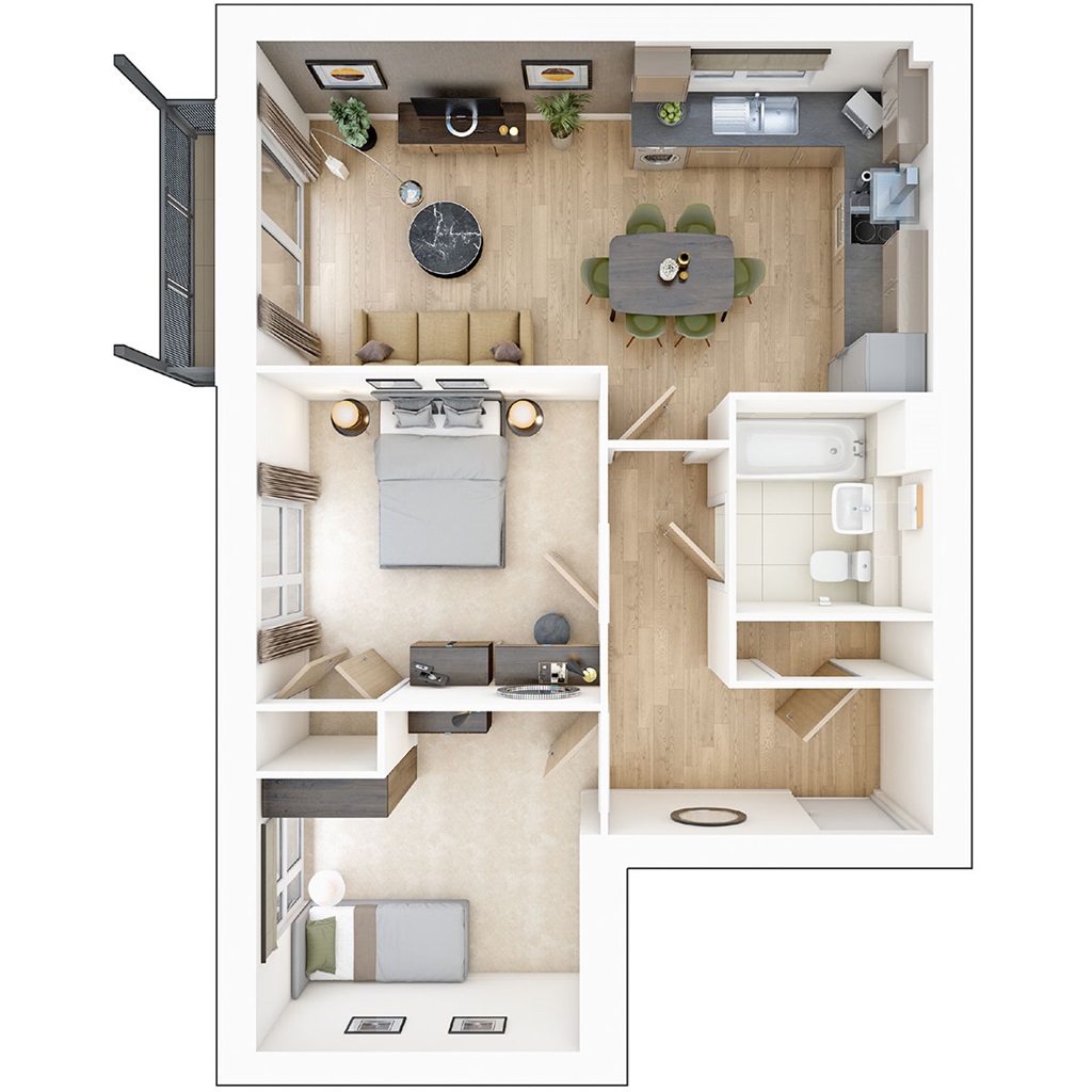 Willow Court - Plot 52, Arborfield Heights, Nine Mile Ride Extension, Arborfield Green floorplan