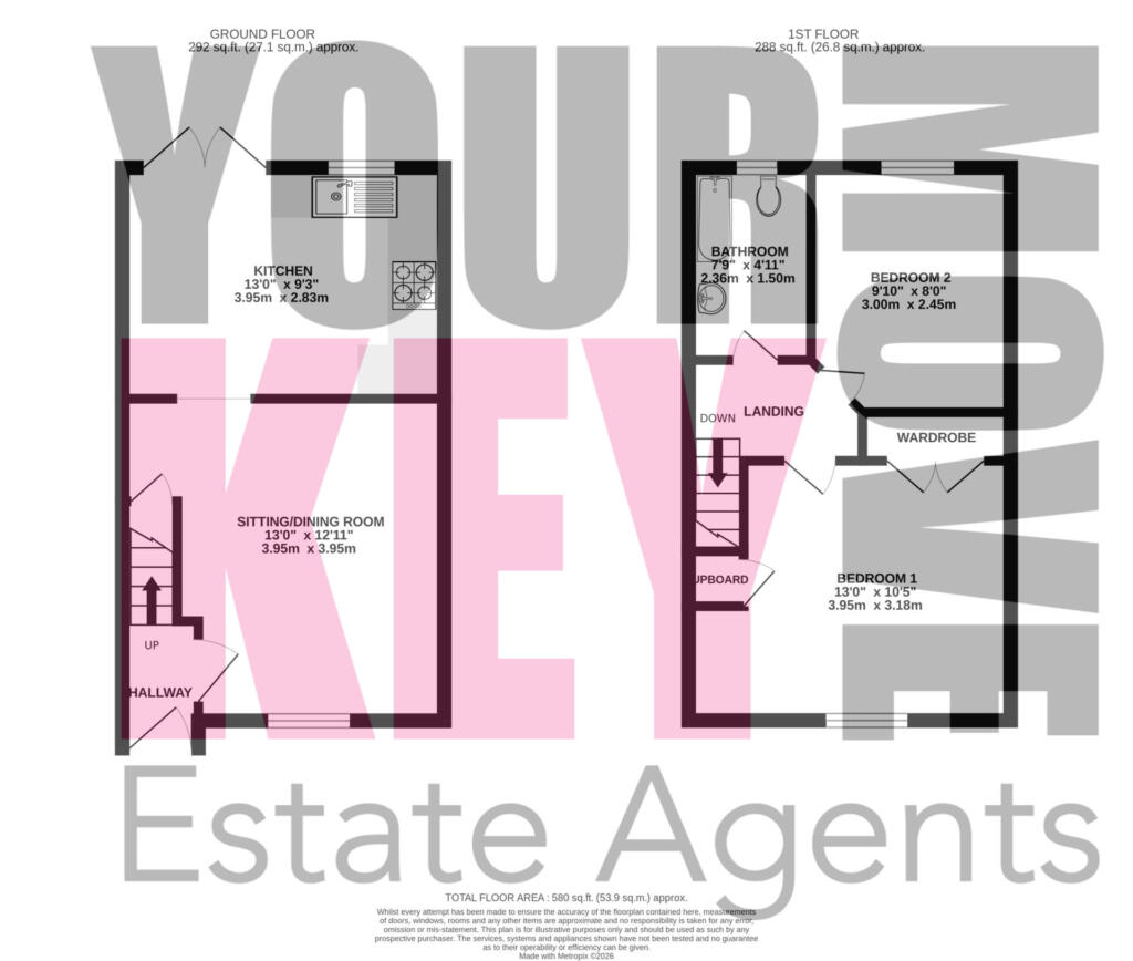 4, Waddington Drive, Folkestone floorplan