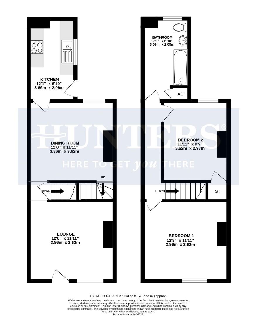 54, Church Street, Cannock floorplan