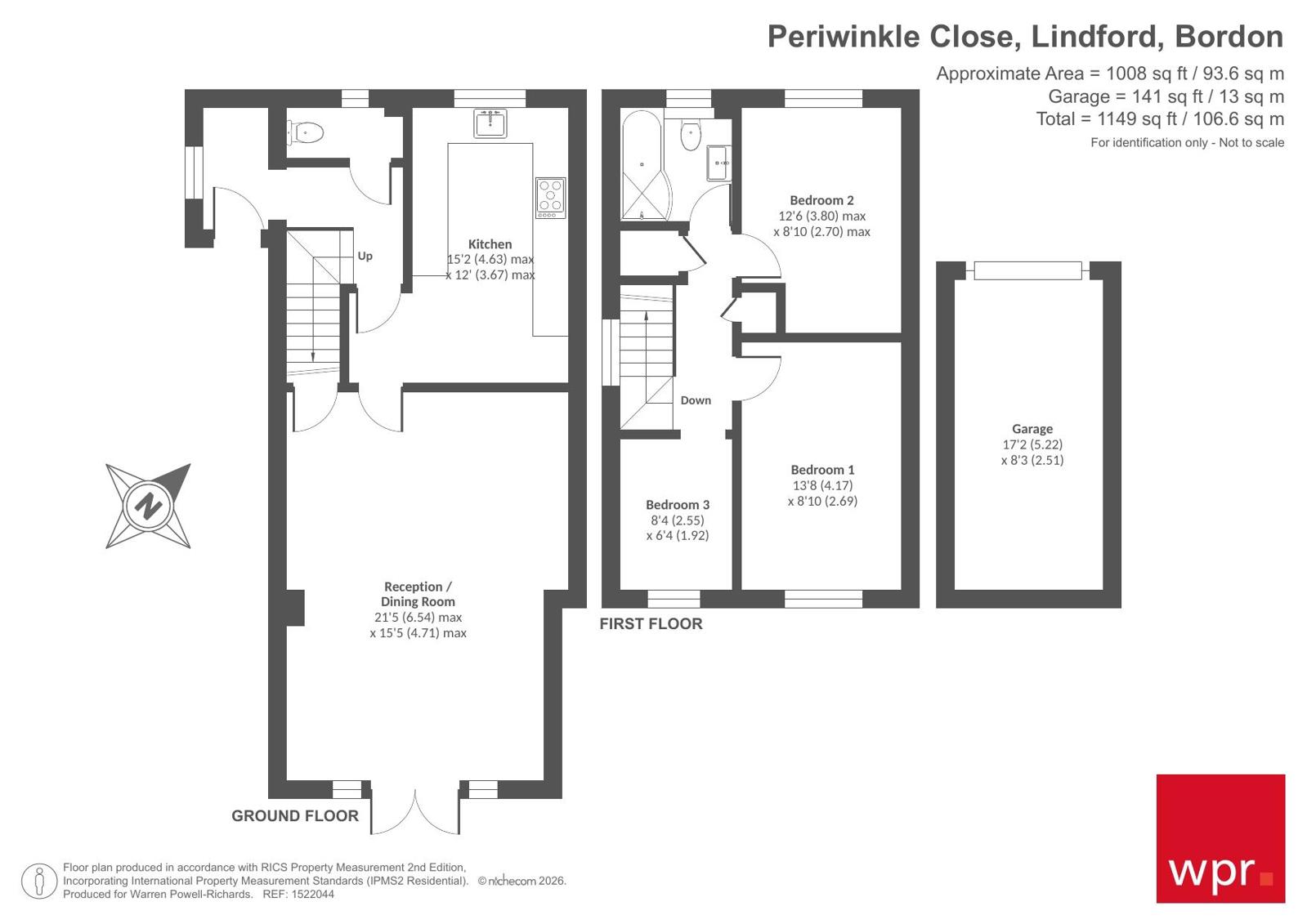 20, Periwinkle Close, Lindford floorplan