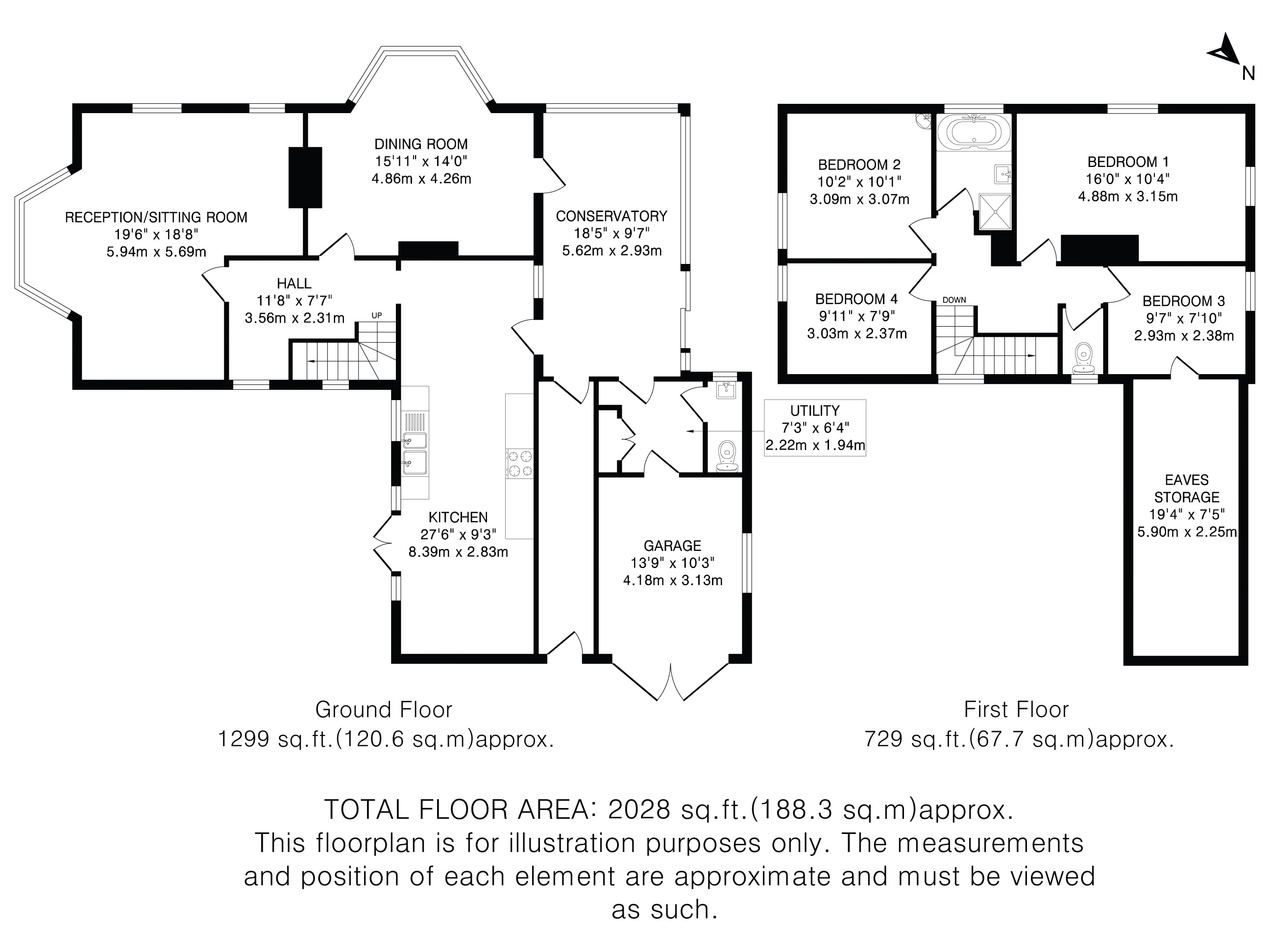 1, Barleycroft Green, Hertfordshire floorplan
