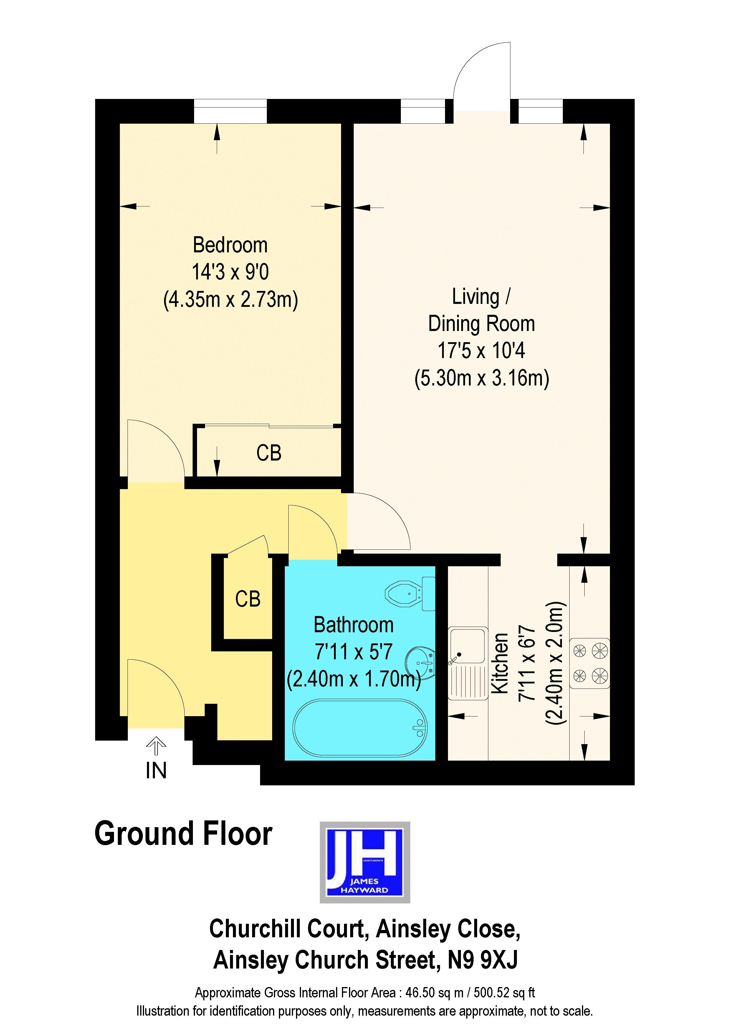 Ainsley Close, London N9, 1 bedroom property for sale 62454367