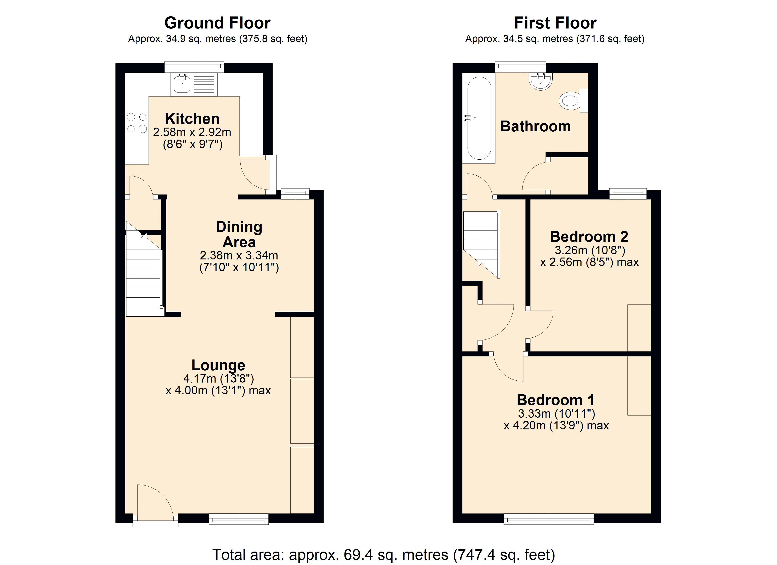 5, Park Terrace, Blaydon floorplan
