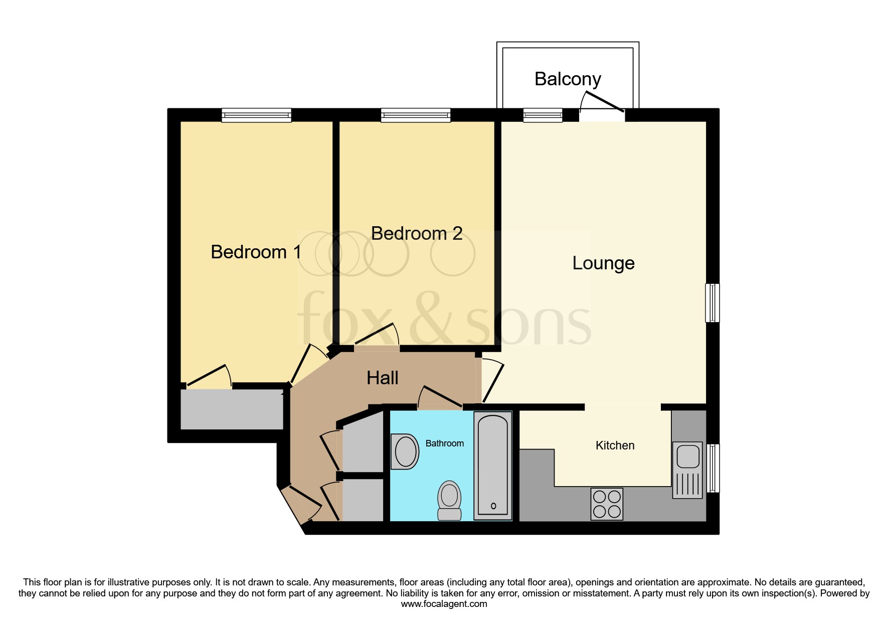 Flat 31, Lion House, Lion Terrace, Portsmouth floorplan