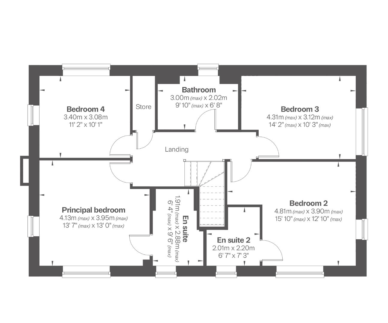 Plot 36, Sherwood, Loughborough Road, Ruddington floorplan