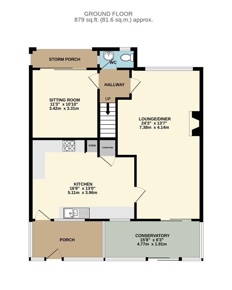37, Primrose Way, Barnsley floorplan