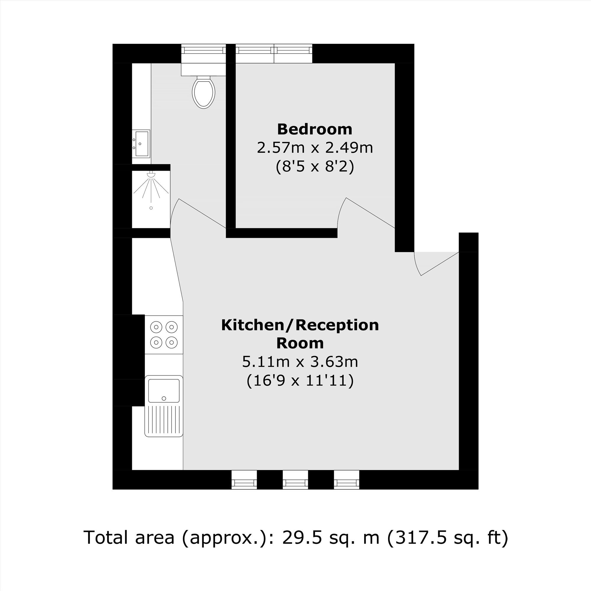 Honor Oak Park, London floorplan