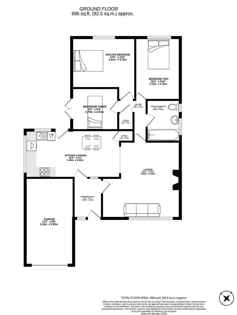 22, Glencroft, Chorley floorplan